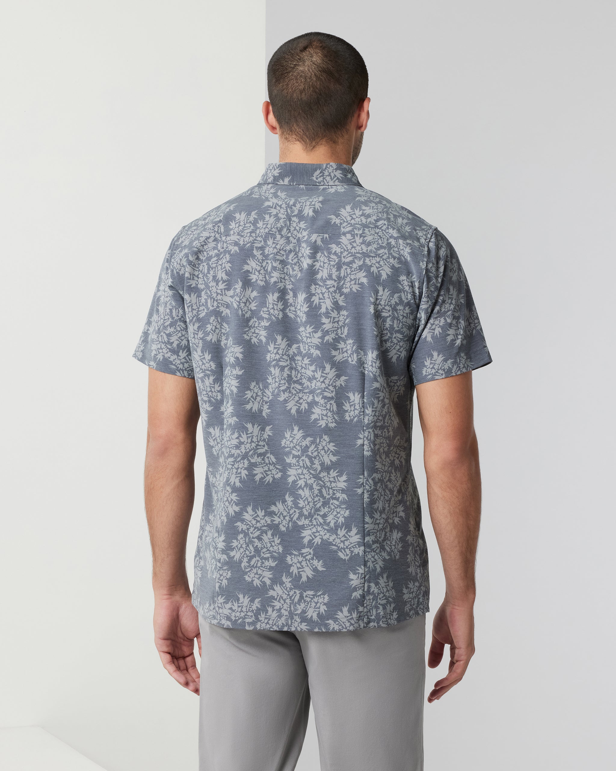 Short-Sleeve Bridge Button Down | Shiitake Vista - Image 3