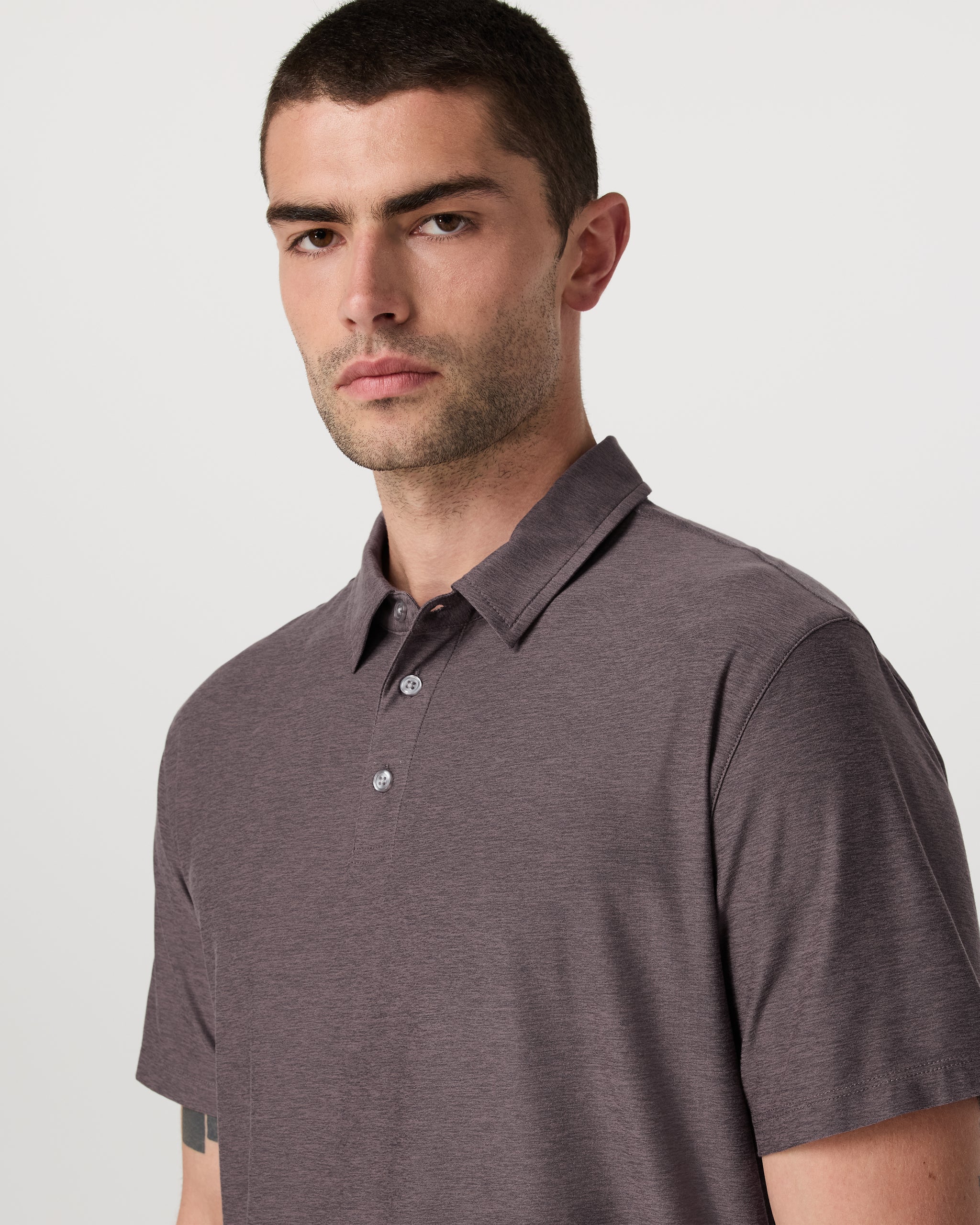Strato Tech Polo | Huckleberry Heather - Image 2