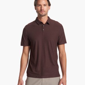 Strato Tech Polo | Mahogany Heather