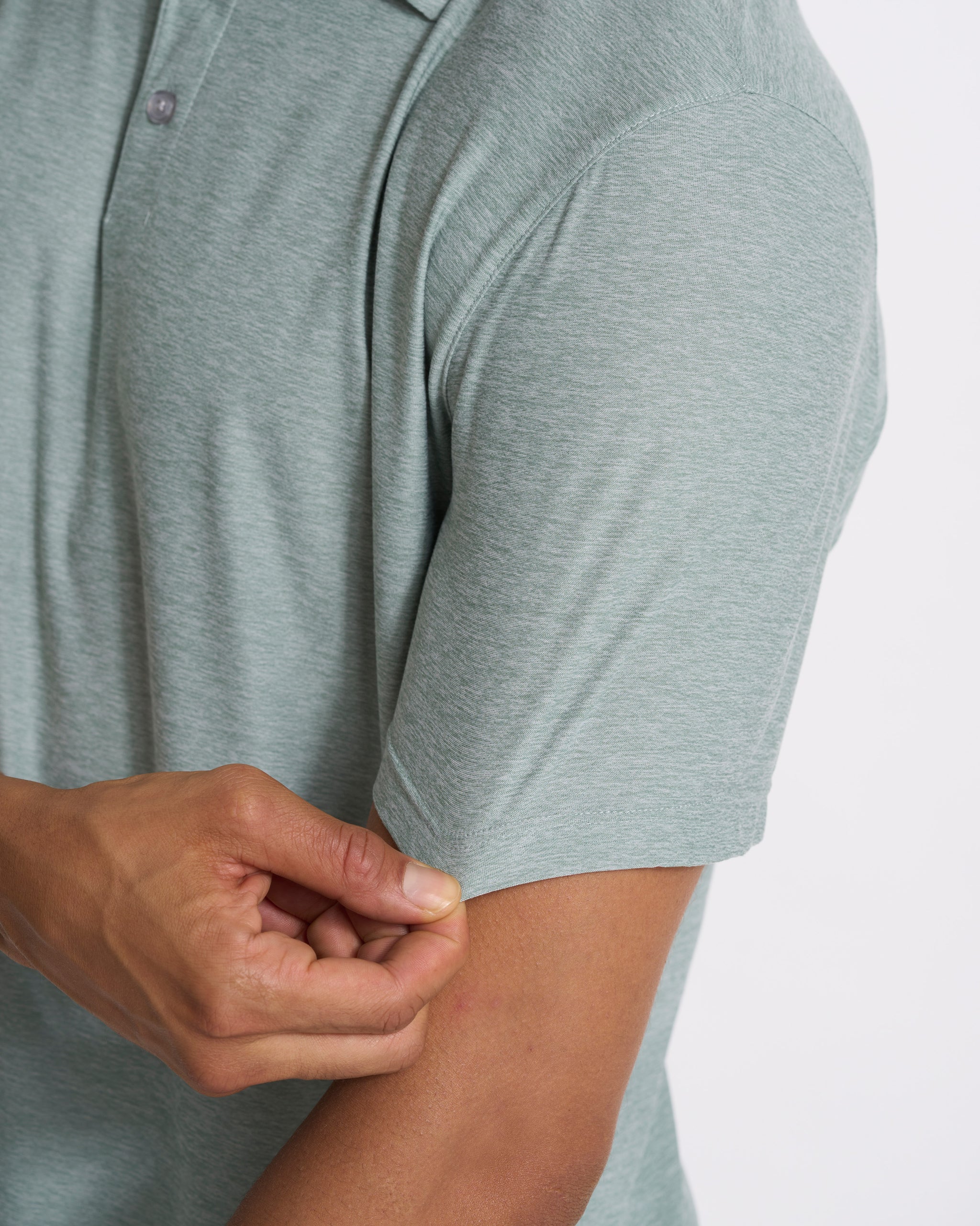 Strato Tech Polo | Neptune Heather - Image 5