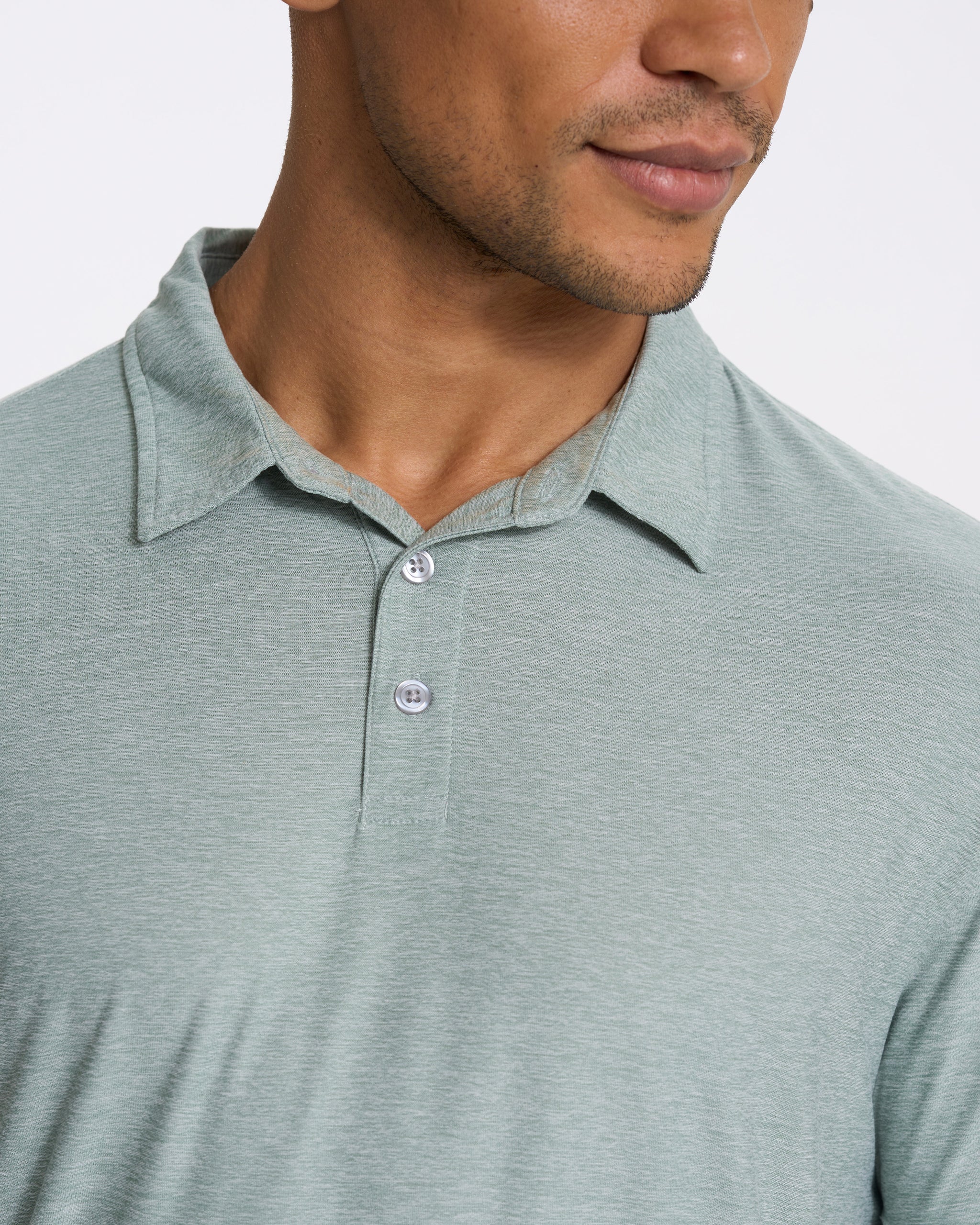 Strato Tech Polo | Neptune Heather - Image 2