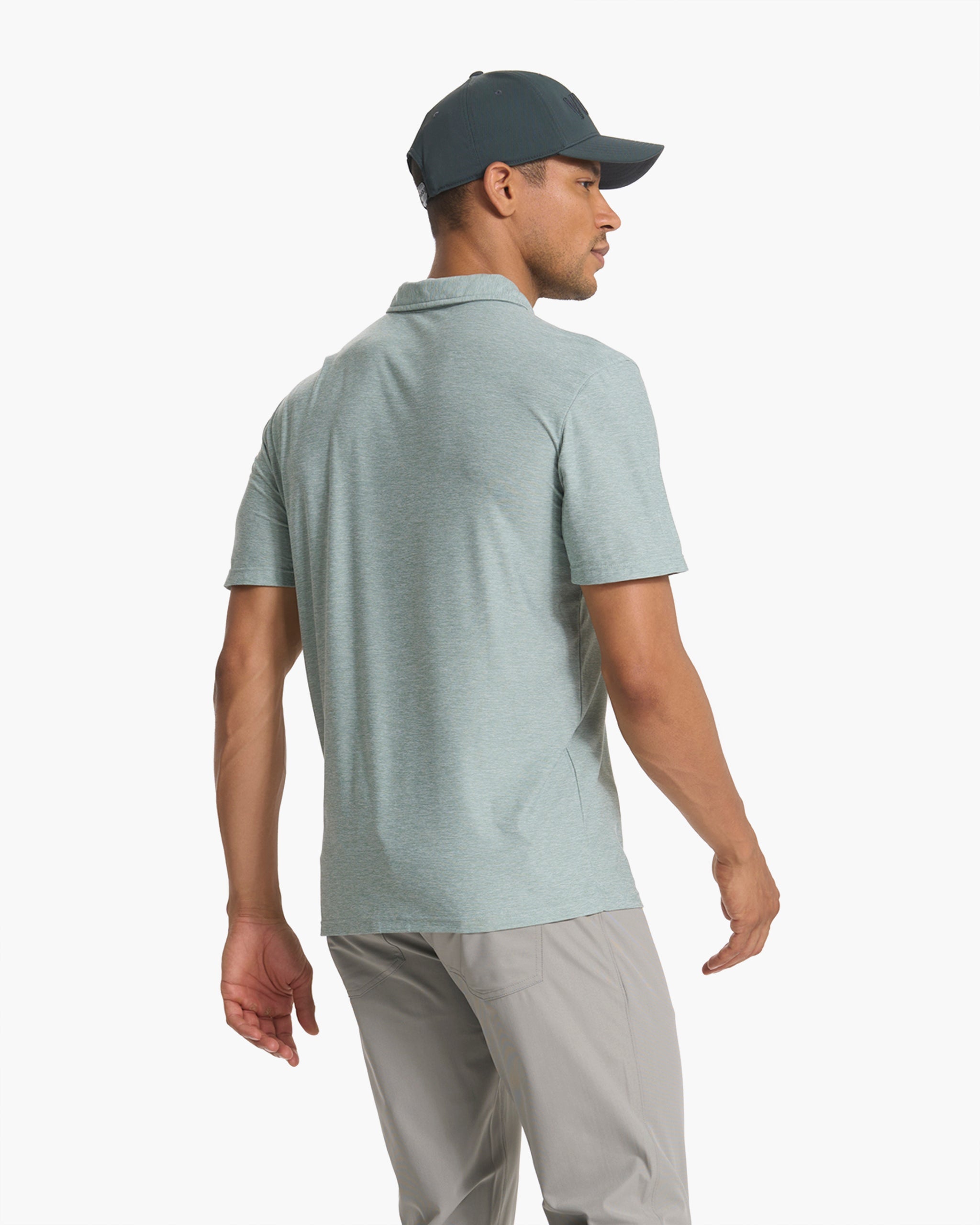 Strato Tech Polo | Neptune Heather - Image 4