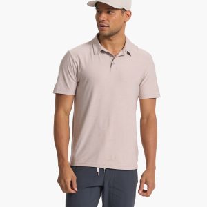 Strato Tech Polo | Oyster Heather