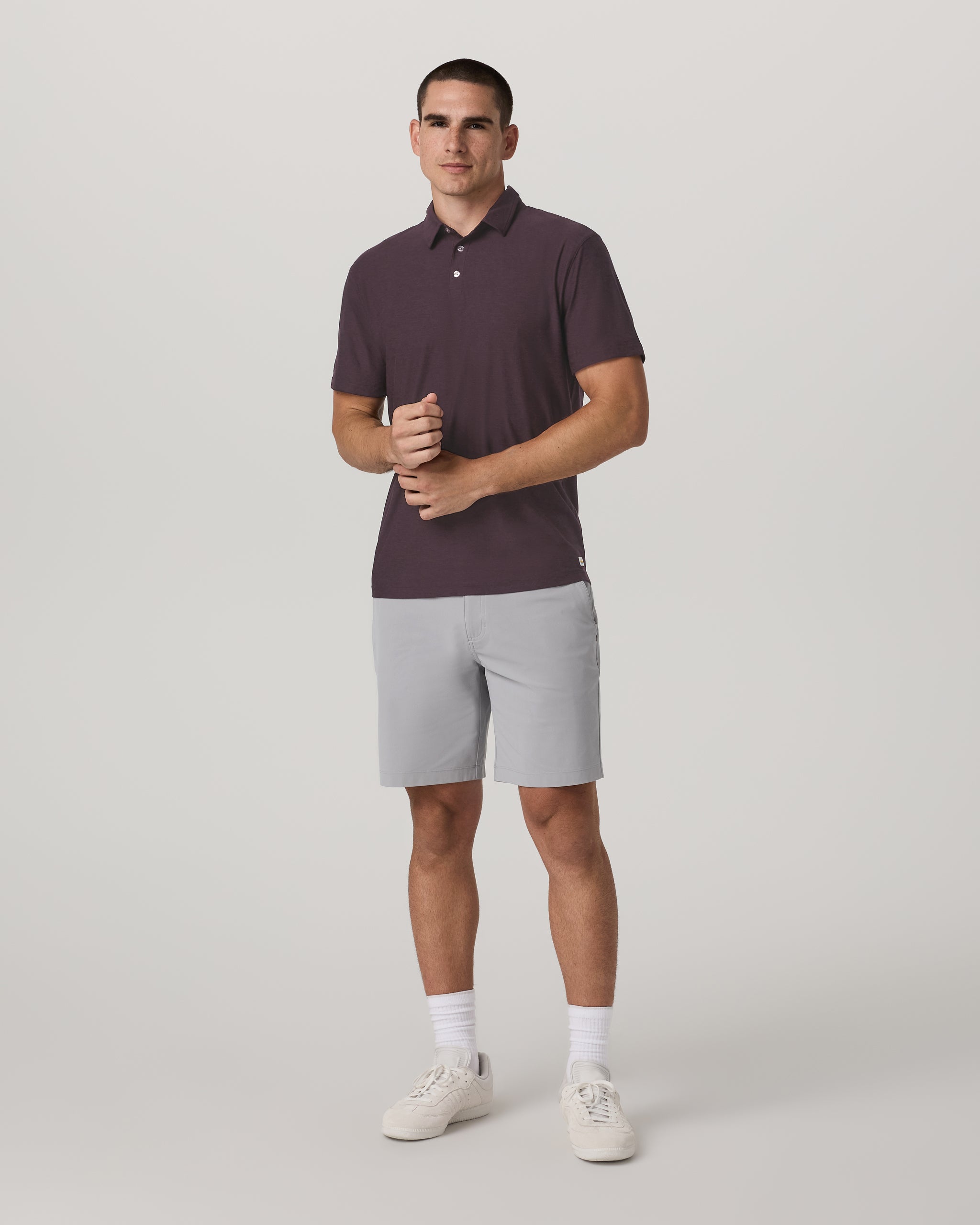 Strato Tech Polo | Raisin Heather - Image 5