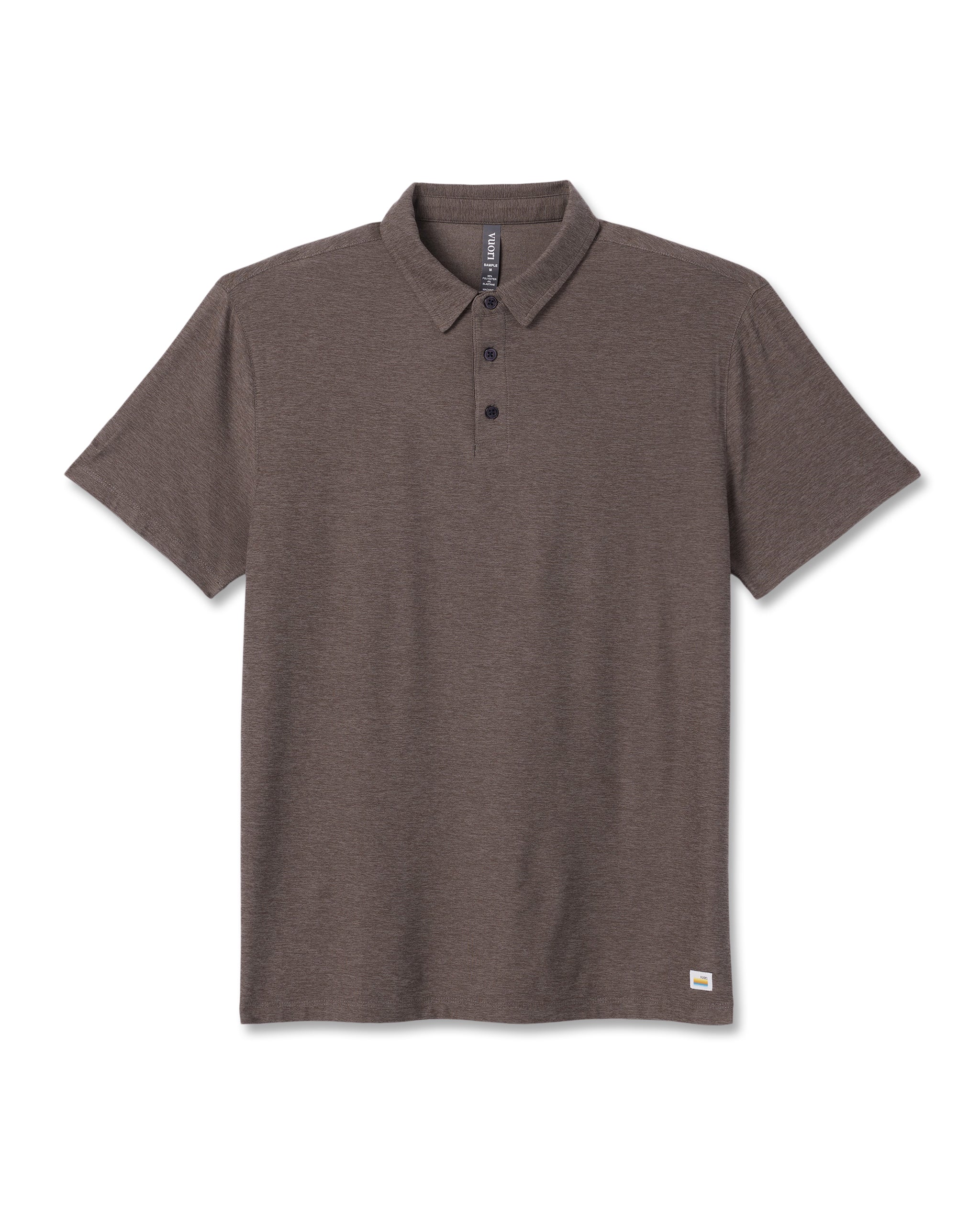 Strato Tech Polo | Warm Grey Heather - Image 4