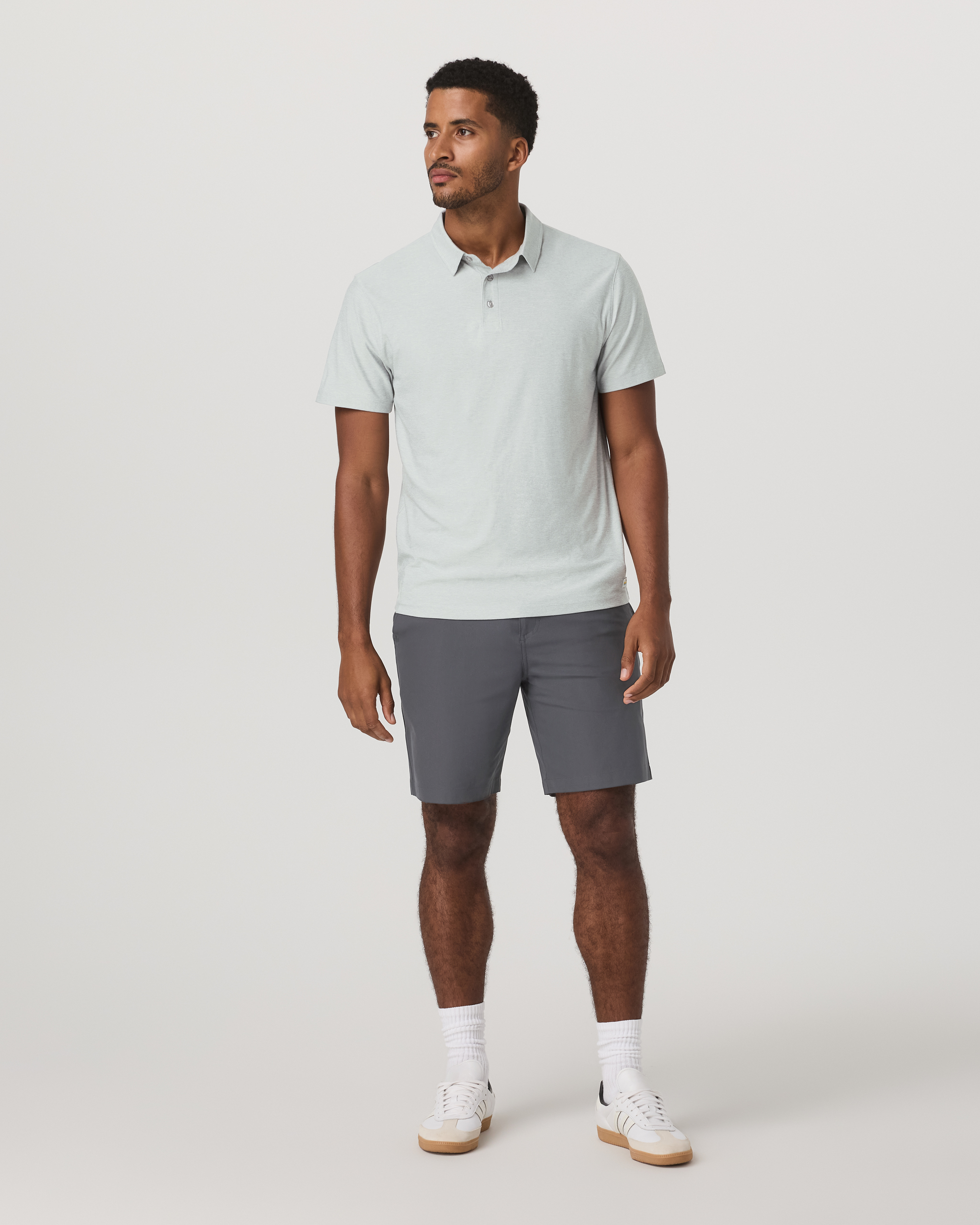 Strato Tech Polo | Storm Blue Heather - Image 5