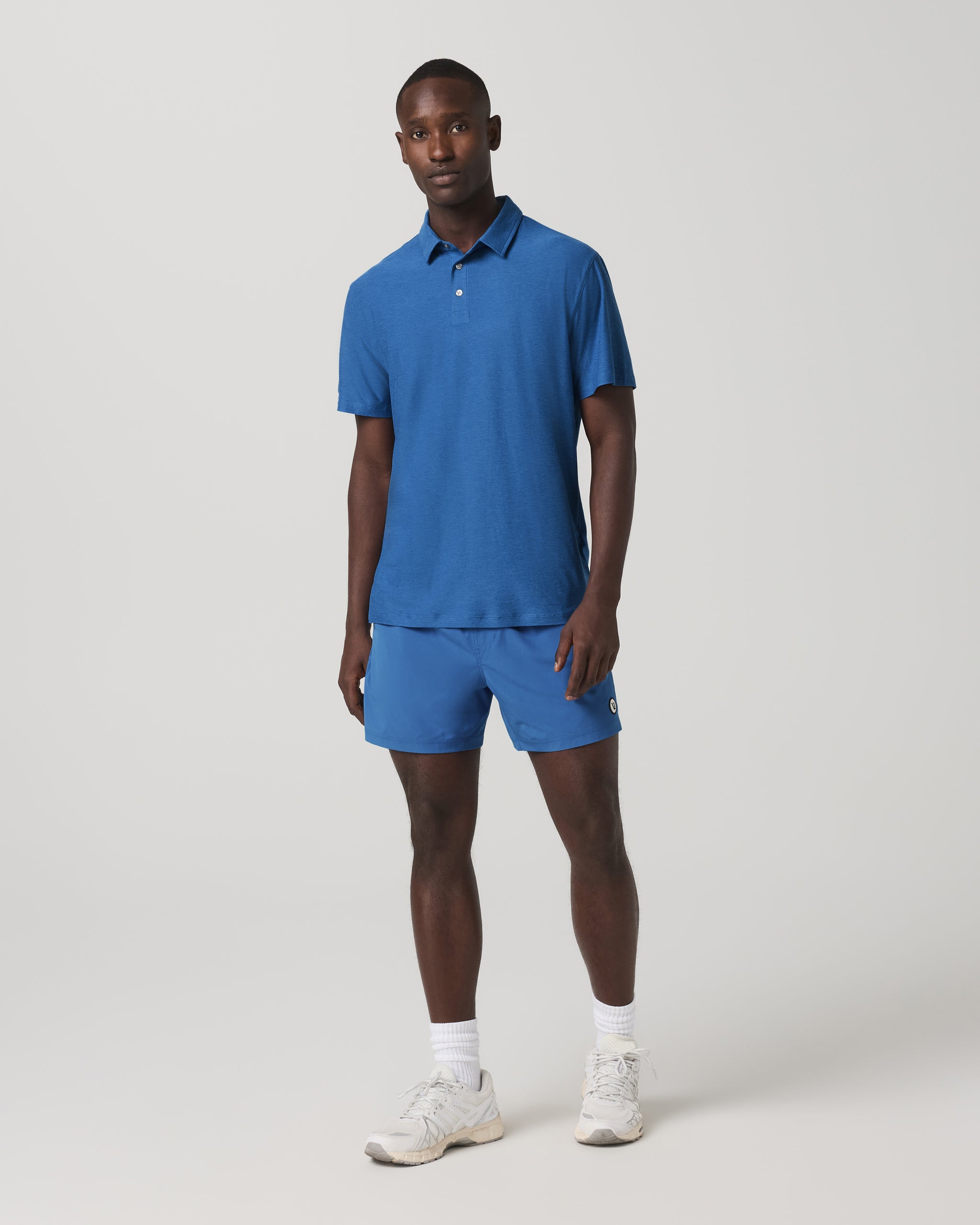 Strato Tech Polo | Court Blue Heather - Image 4