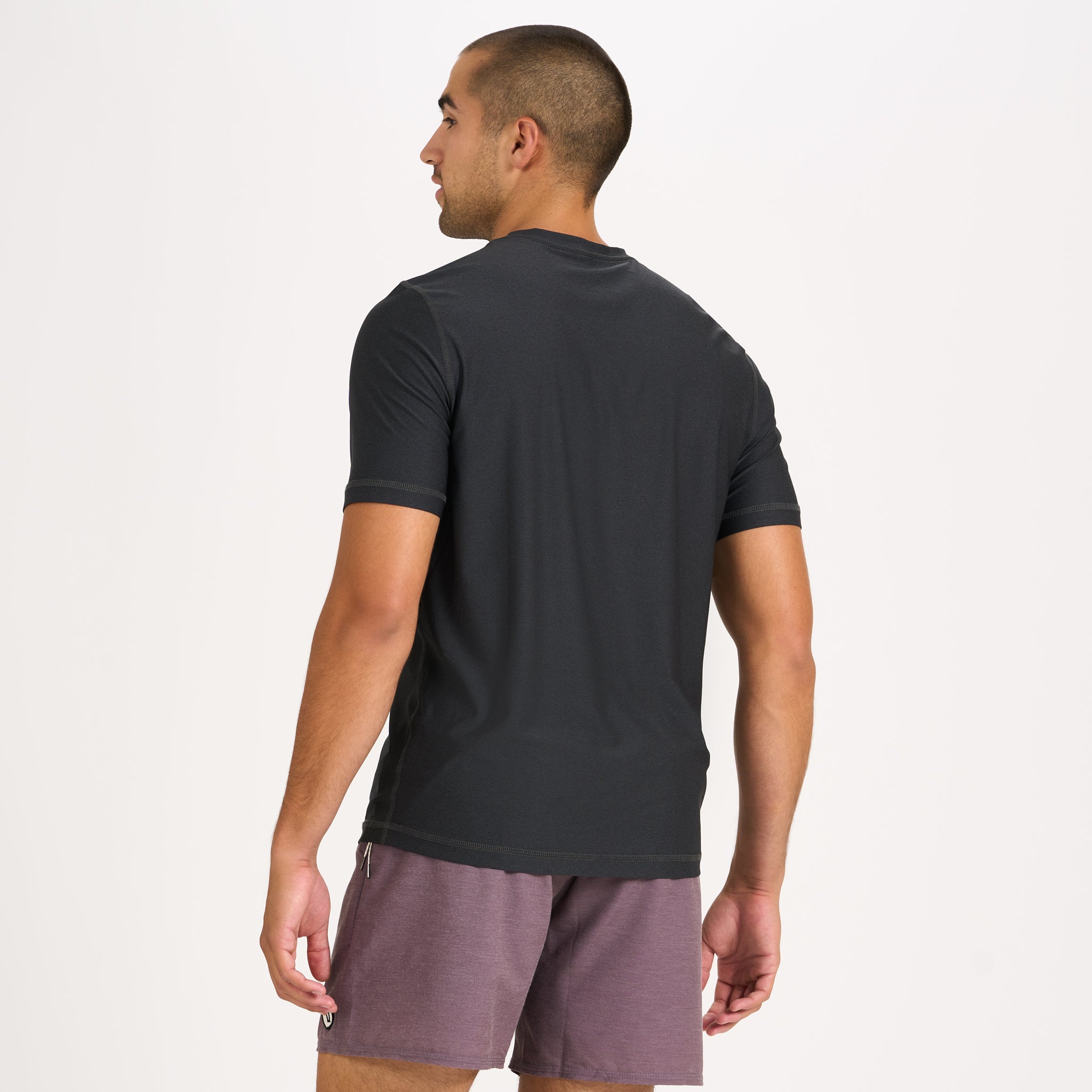 Short-Sleeve Uluwatu 2.0 Water Tee | Black Heather - Image 2