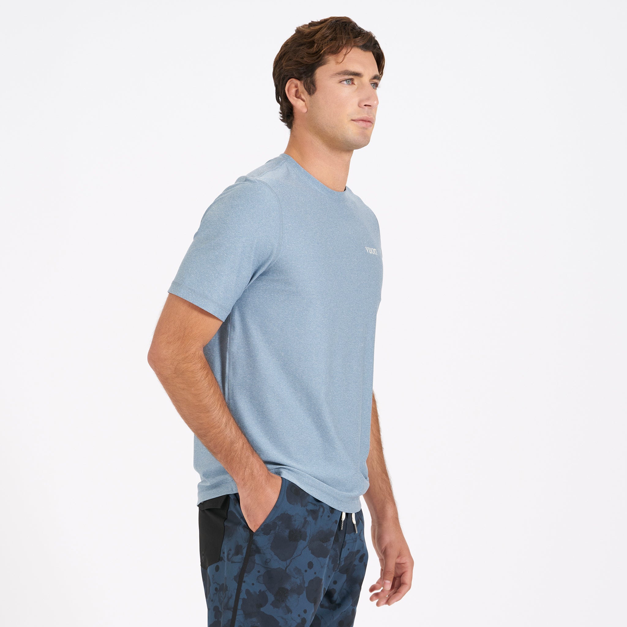 Short-Sleeve Uluwatu 2.0 Water Tee | Cloud Heather - Image 2