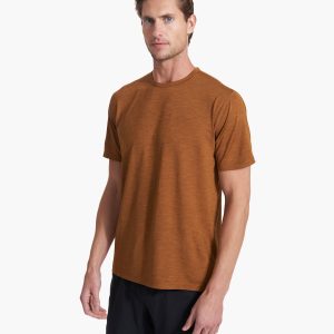 Zephyr Tee | Caramel Heather