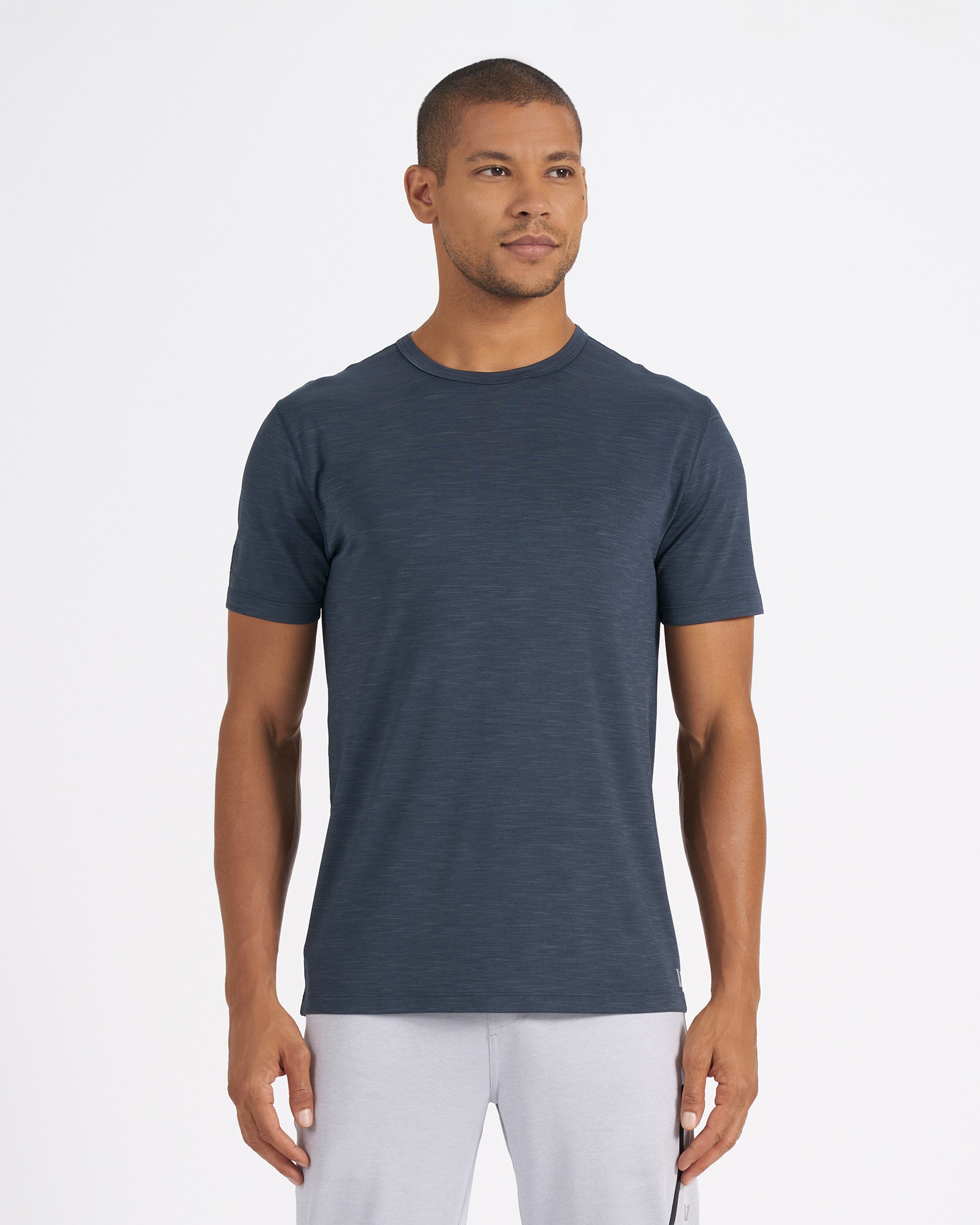 Zephyr Tee | Indigo Heather