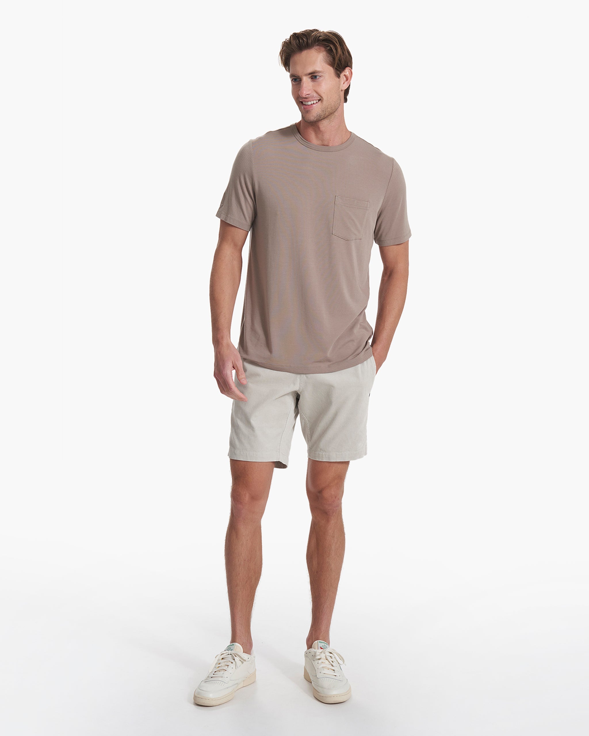 Linear Tech Tee | Walnut - Image 4