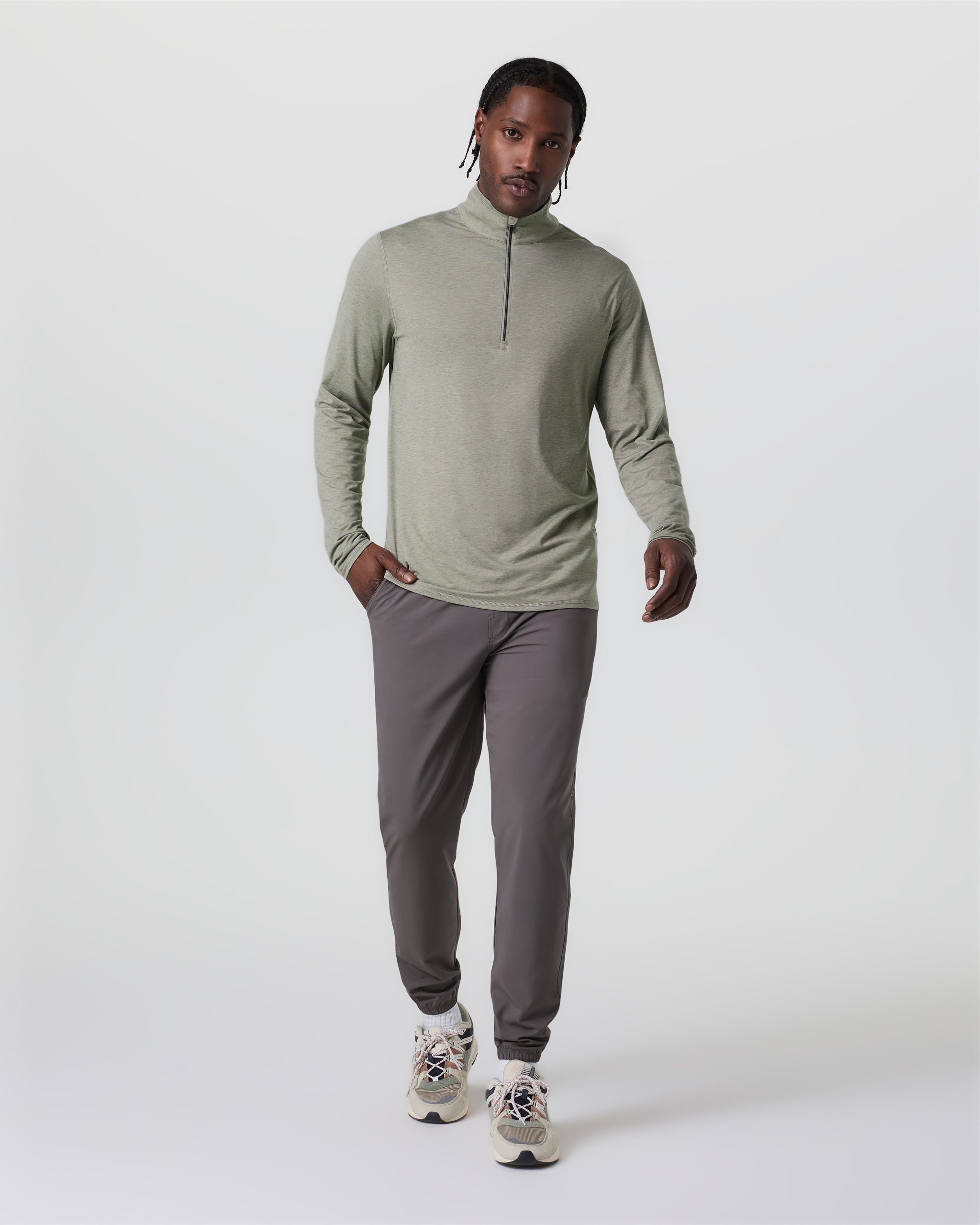 Ease Performance Half Zip 2.0 | Laurel Heather - Image 4