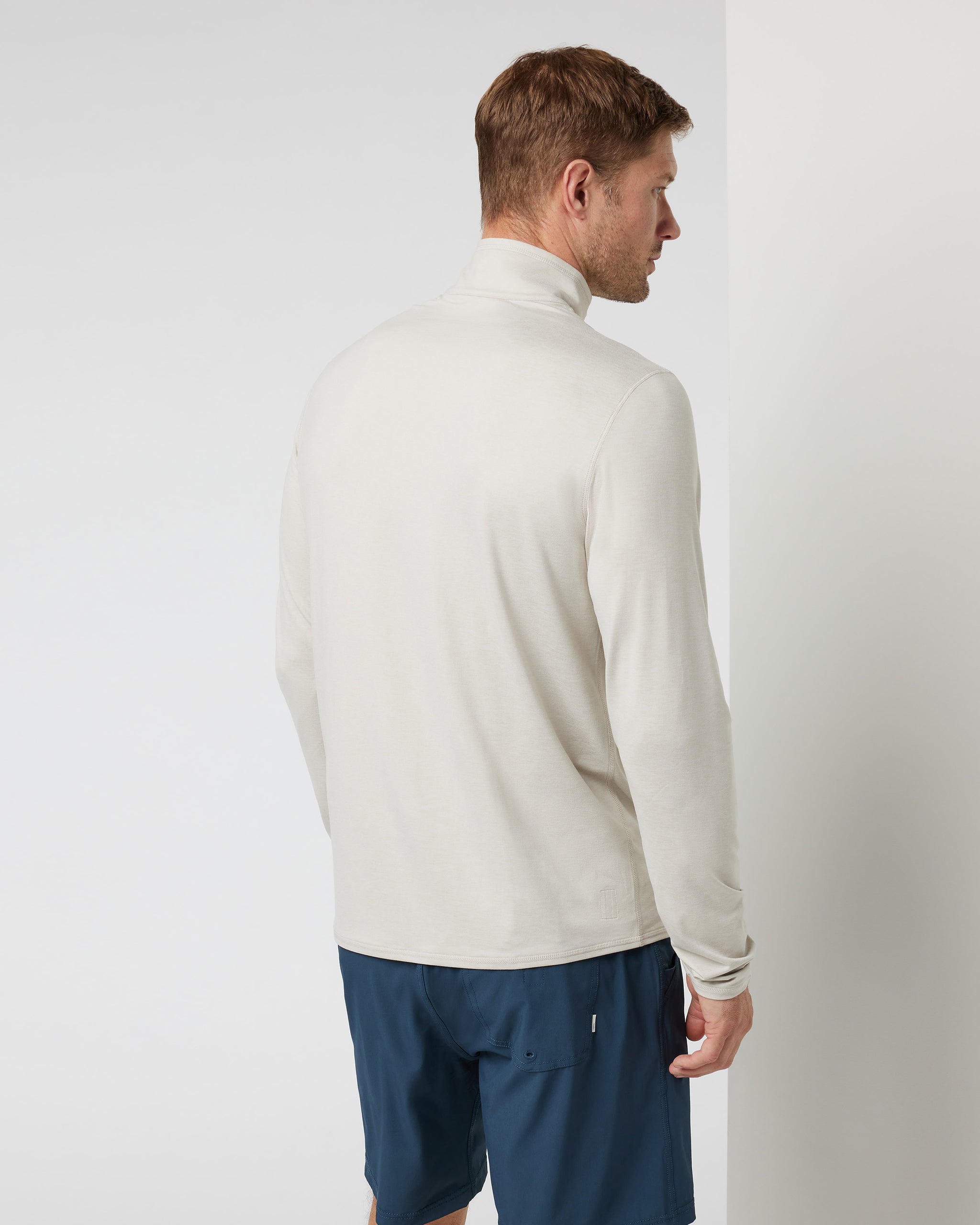 Ease Performance Half Zip 2.0 | Suede Heather - Image 2