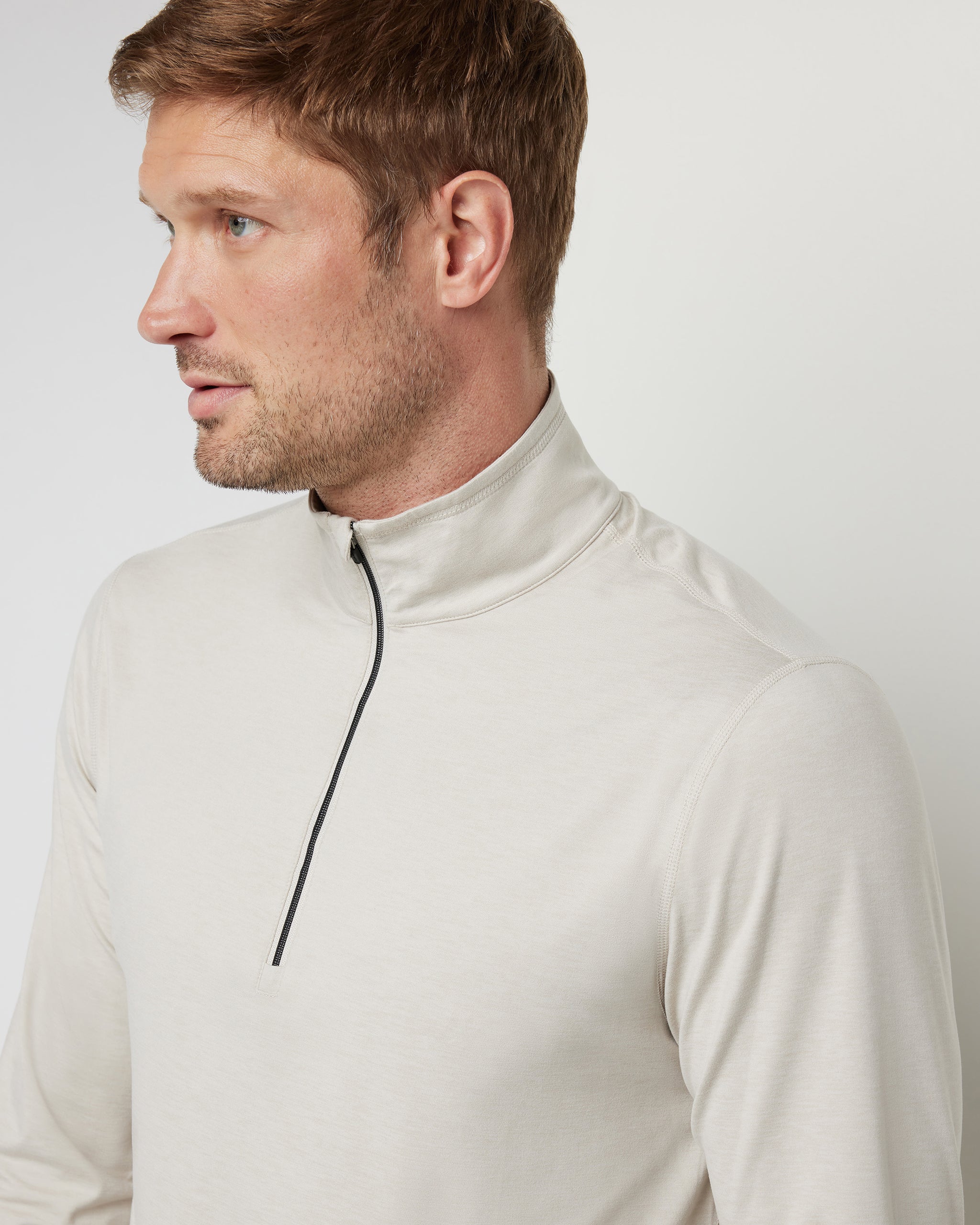 Ease Performance Half Zip 2.0 | Suede Heather - Image 4