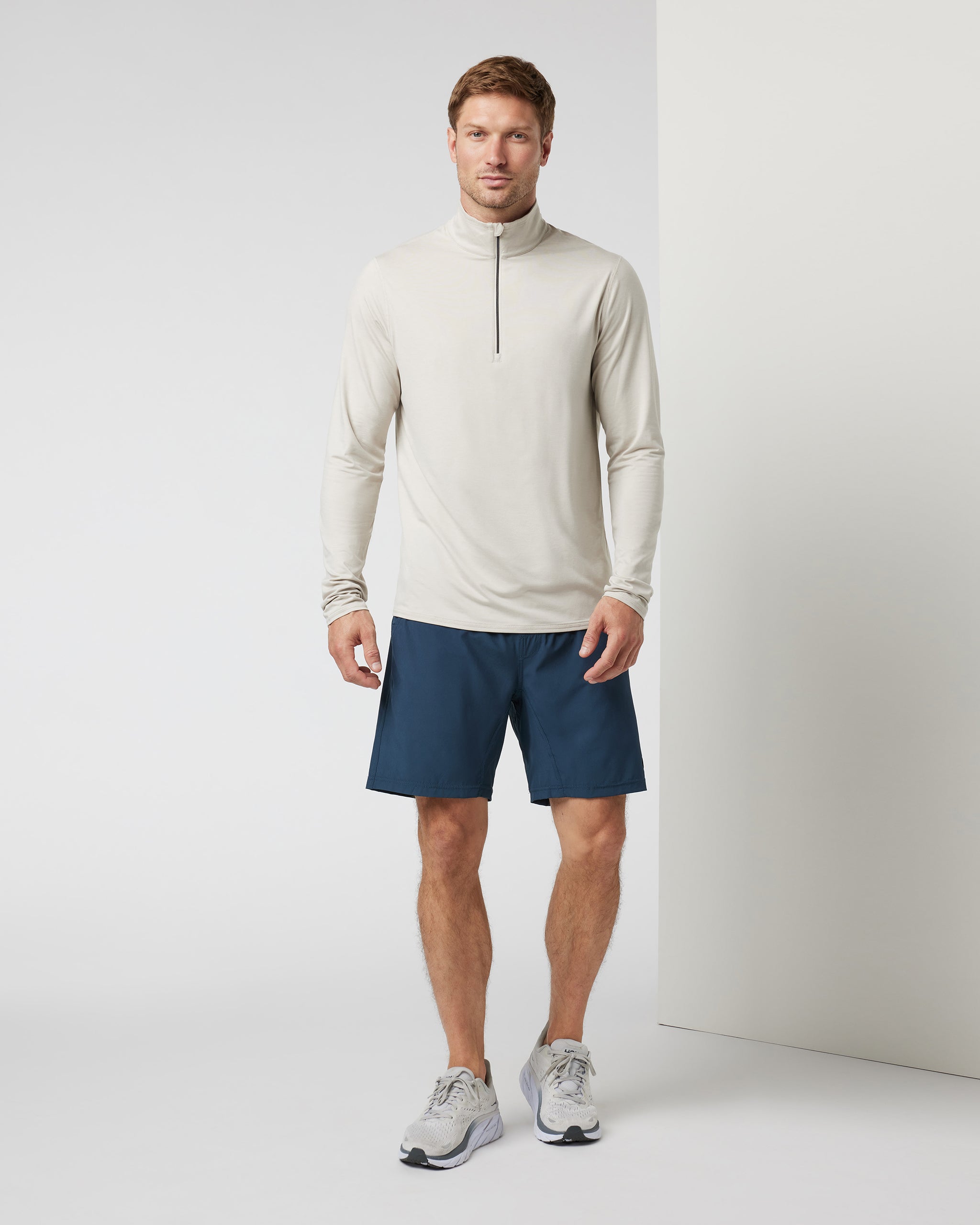 Ease Performance Half Zip 2.0 | Suede Heather - Image 5