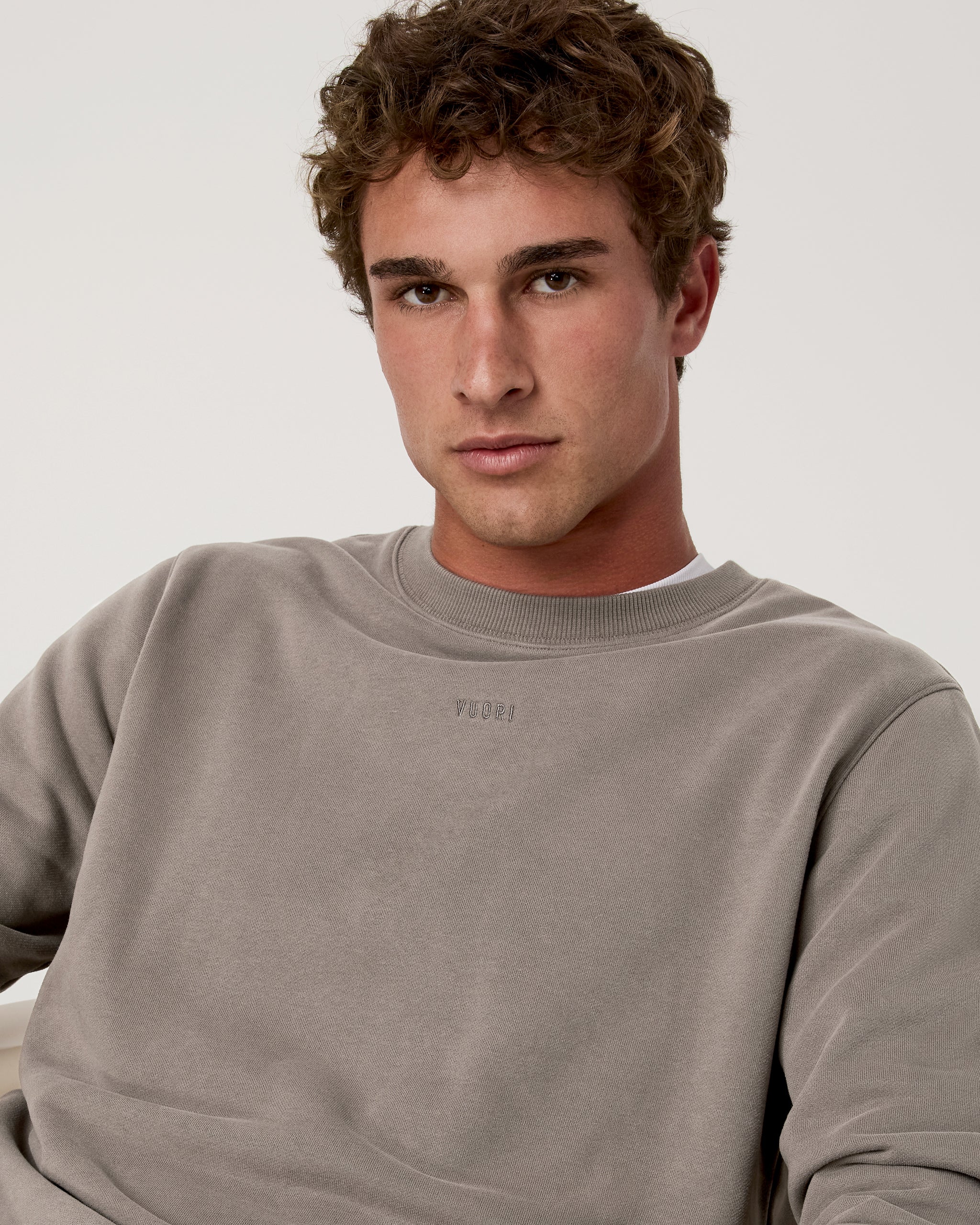 Cypress Logo Crew | Smokey Taupe - Image 2