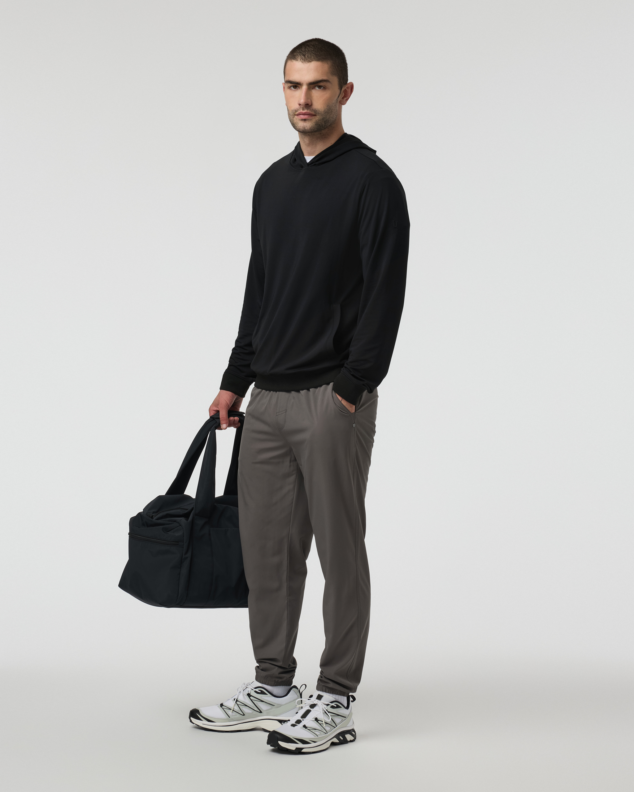 Double Mesh Hoodie | Black - Image 5