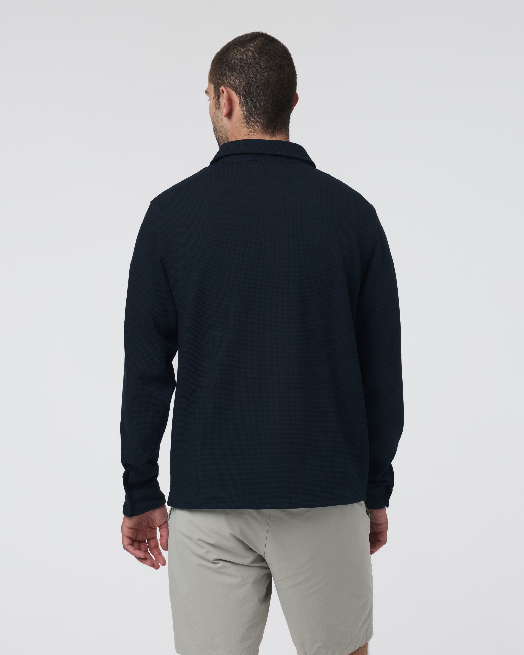 Waffle Shirt Jacket | Ink - Image 5