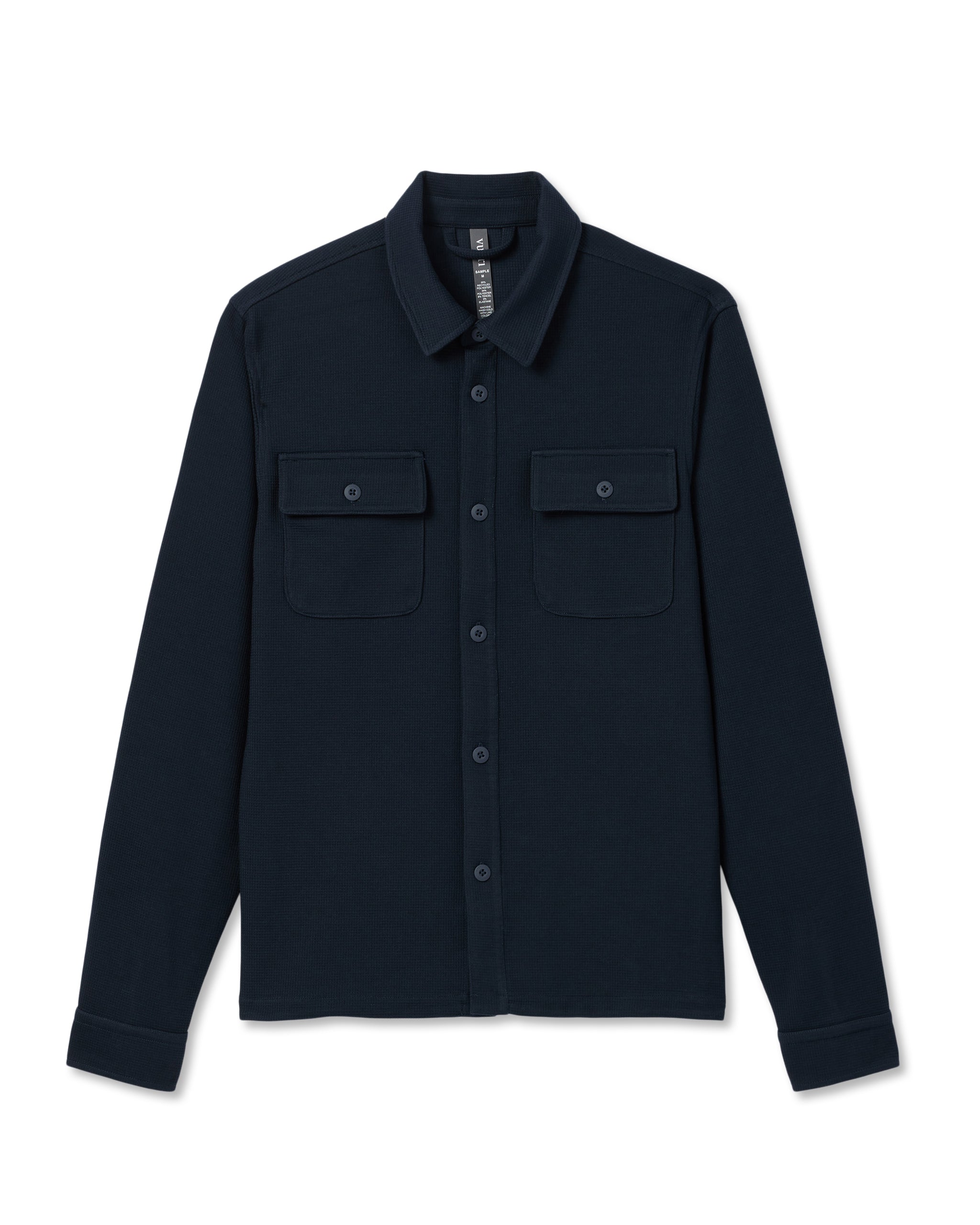Waffle Shirt Jacket | Ink - Image 6