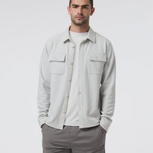 Waffle Shirt Jacket | Salt