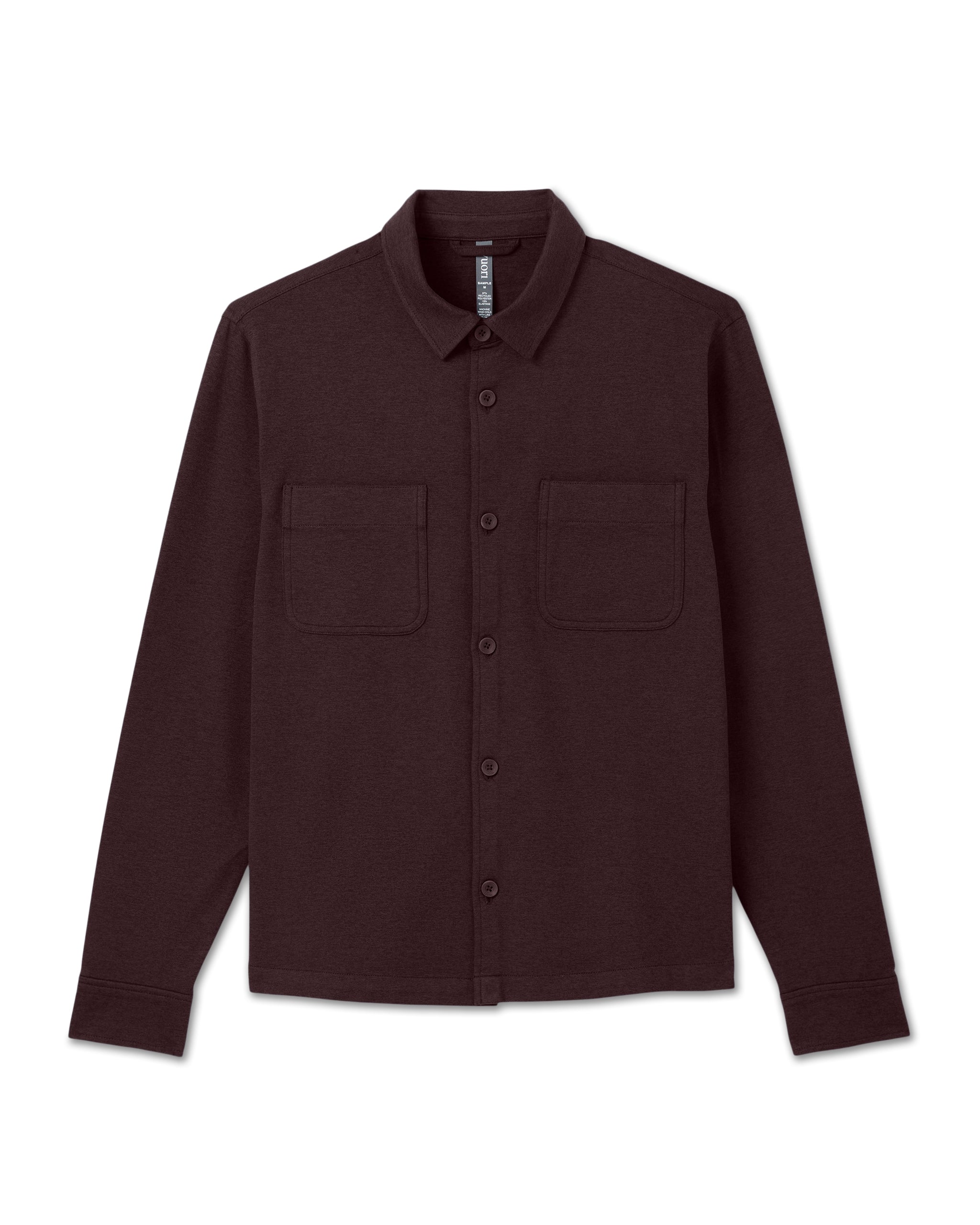 Coronado Shirt Jacket | Mahogany Heather - Image 6