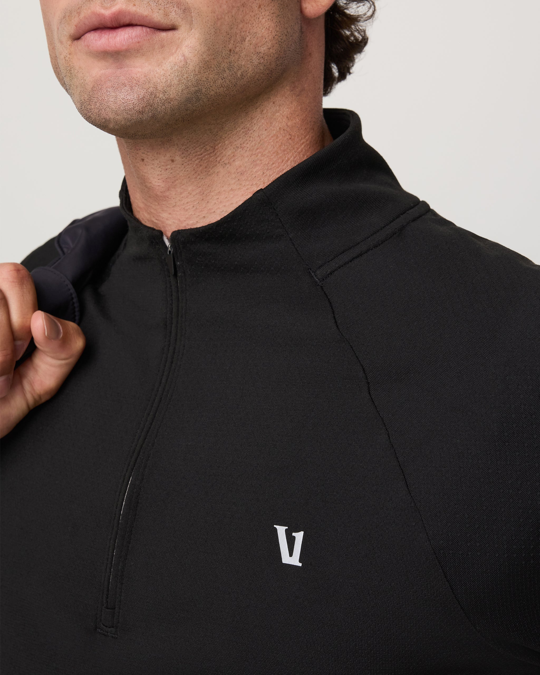 Clearview Seamless Quarter Zip | Black - Image 5