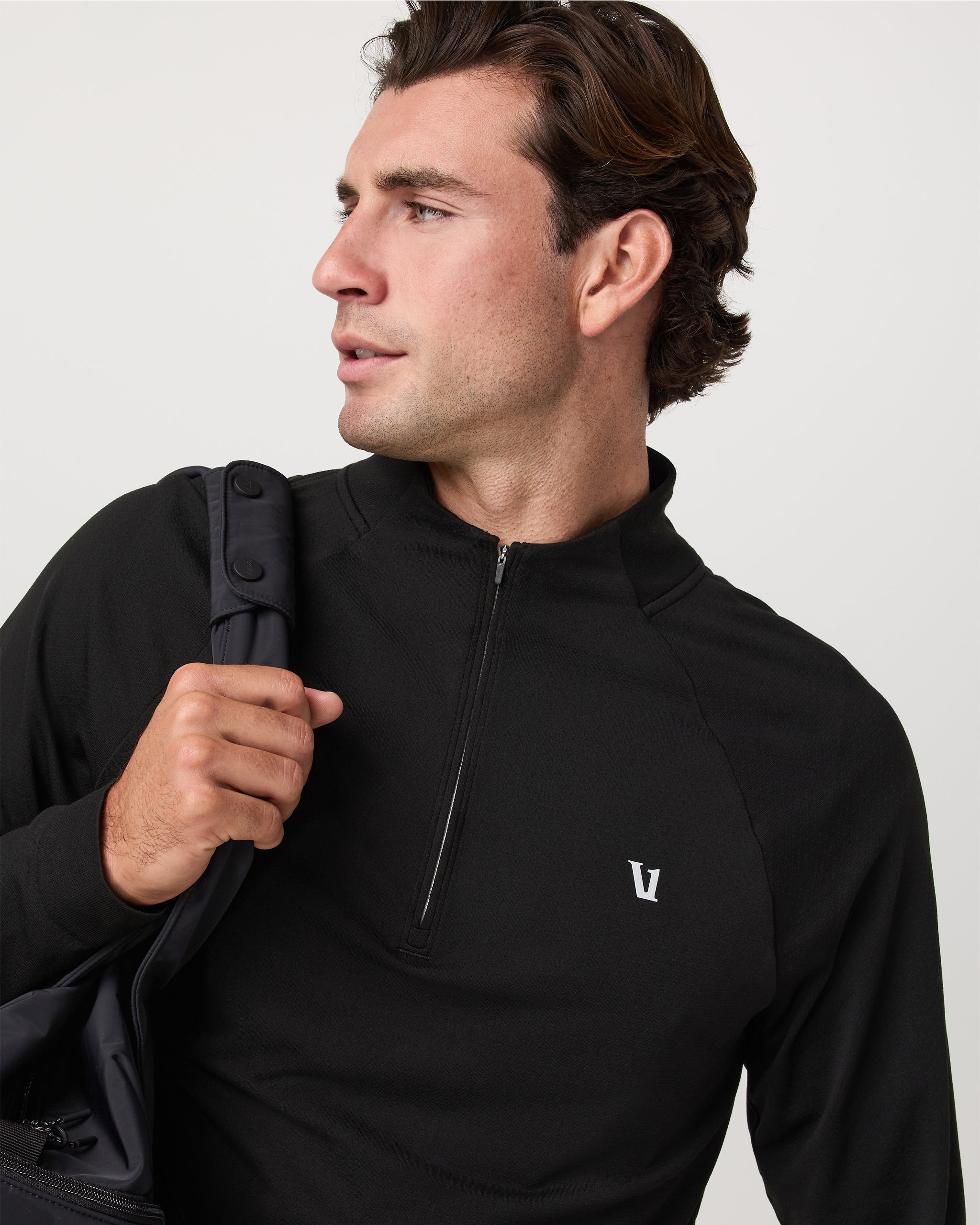 Clearview Seamless Quarter Zip | Black - Image 2