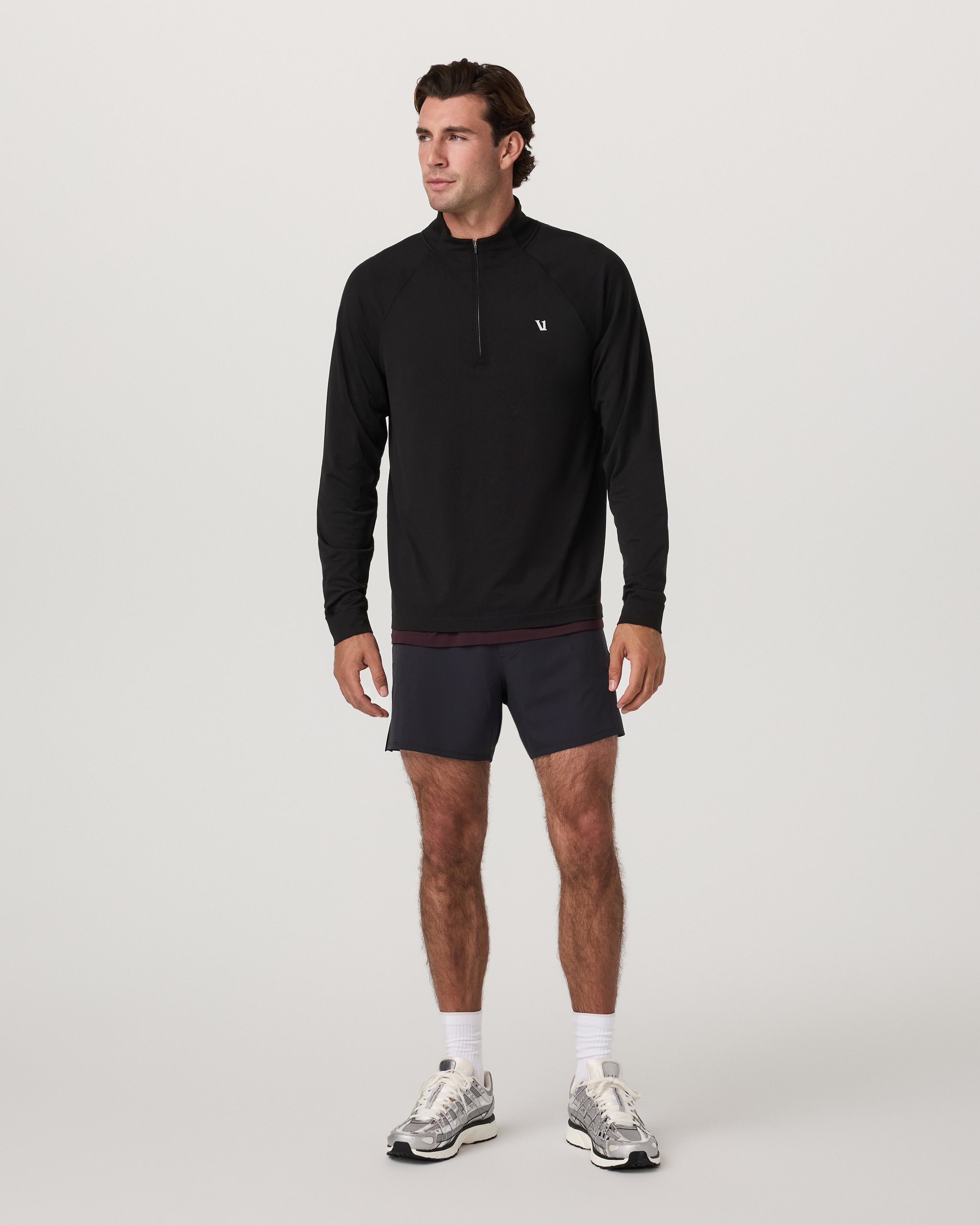 Clearview Seamless Quarter Zip | Black - Image 4
