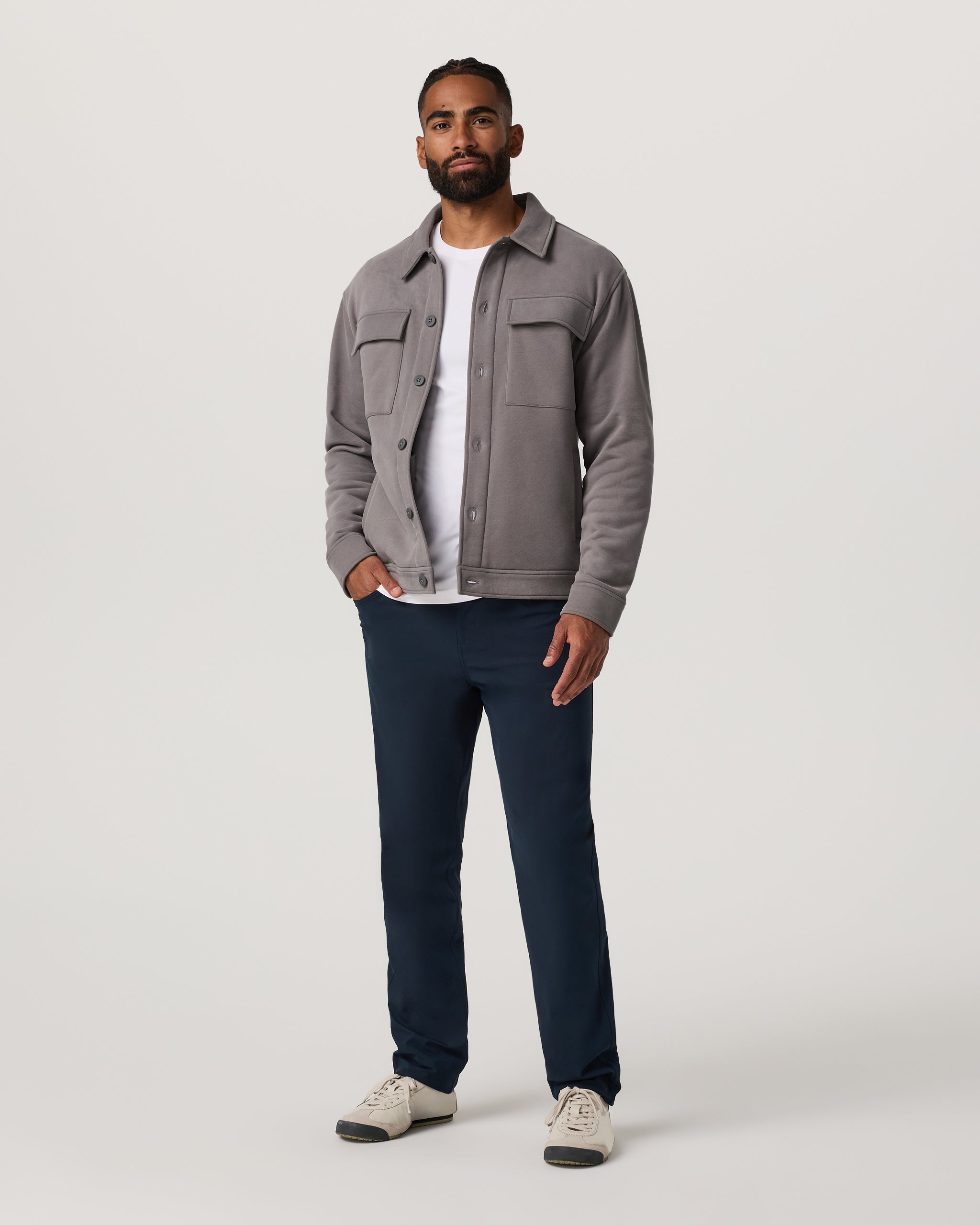 Seaside Shirt Jacket | Cavern Grey - Image 5