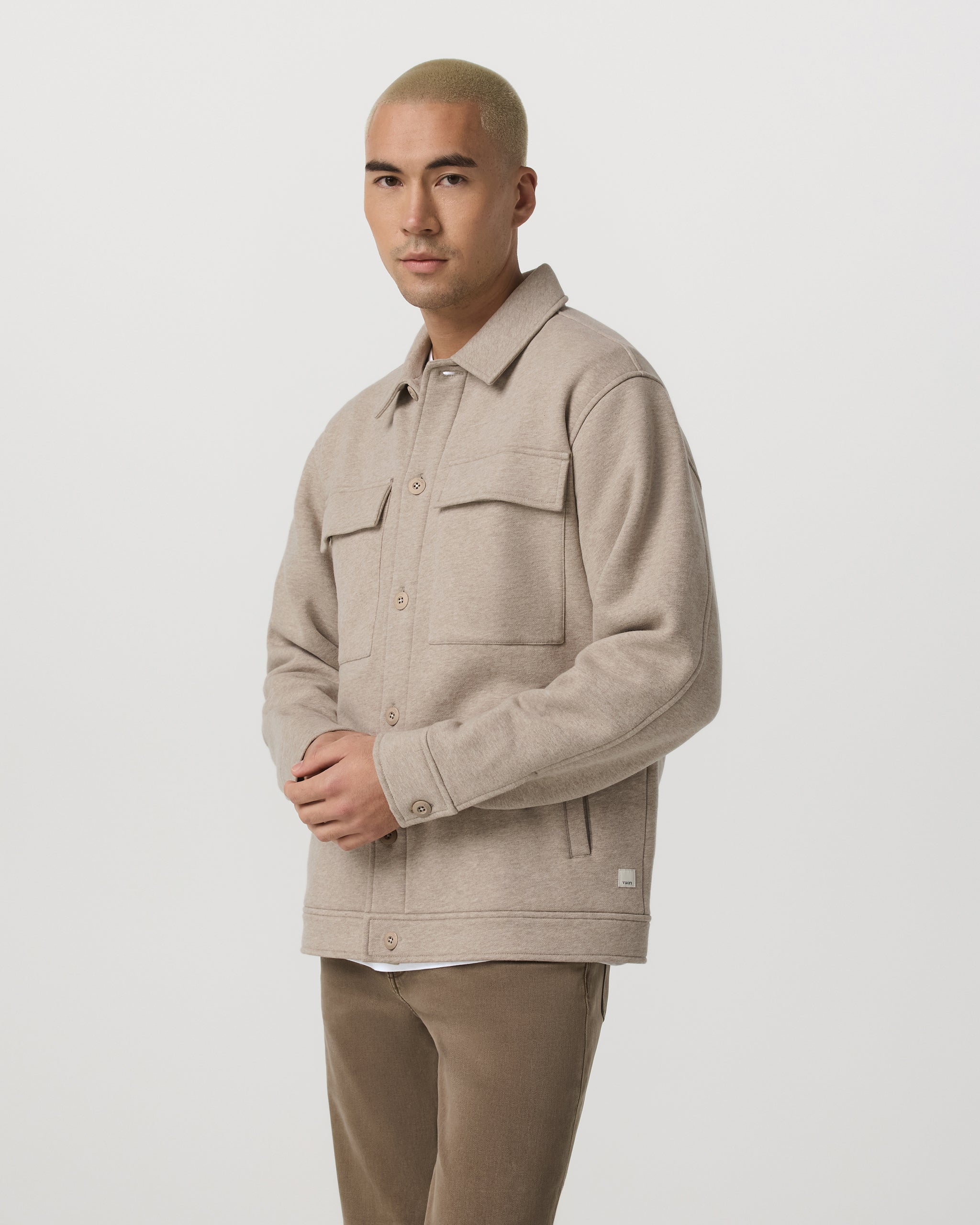Seaside Shirt Jacket | Acorn Heather - Image 5