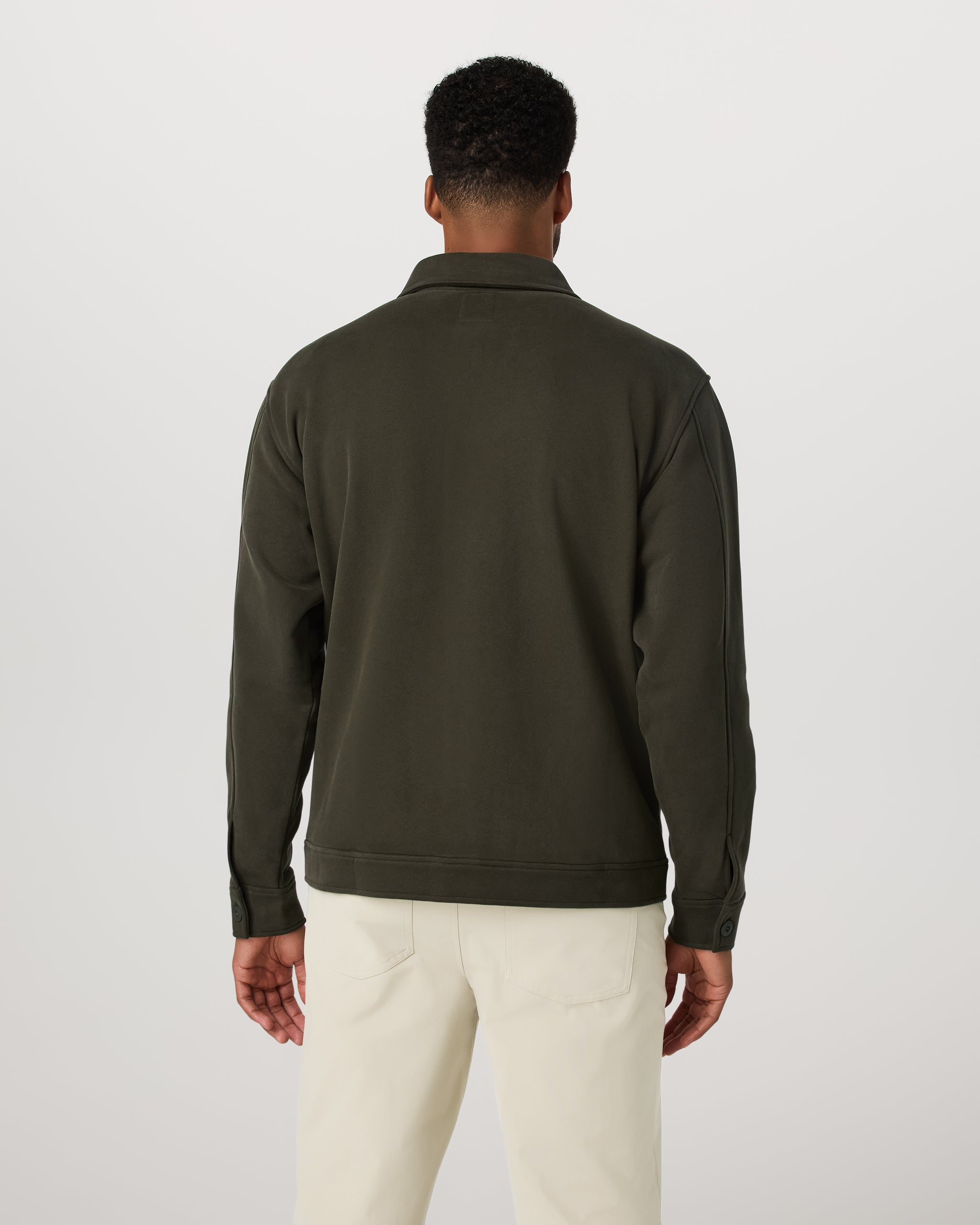 Seaside Shirt Jacket | Olive - Image 3