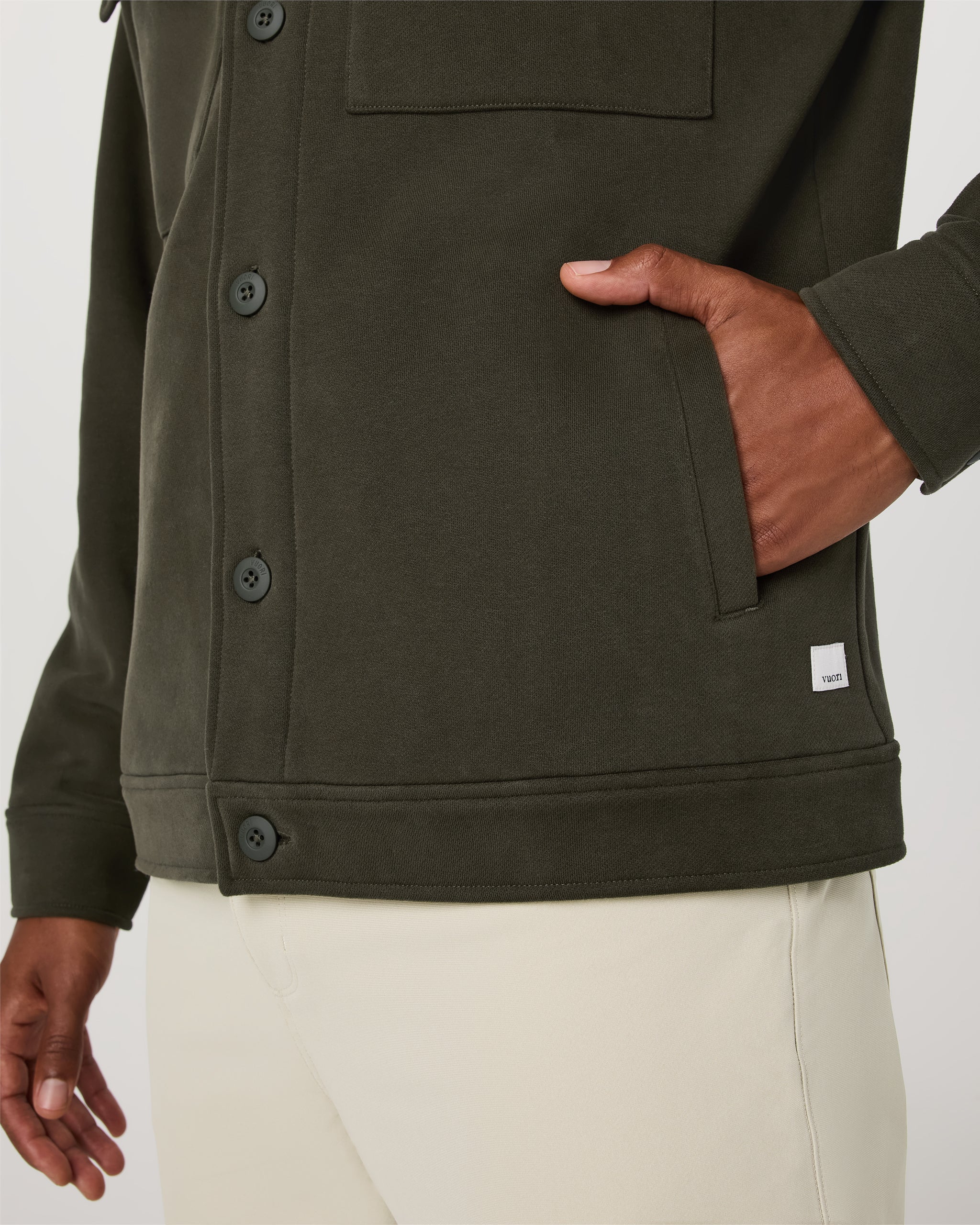Seaside Shirt Jacket | Olive - Image 5