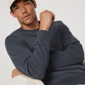 Jeffreys Crew 2.0 | Navy Heather