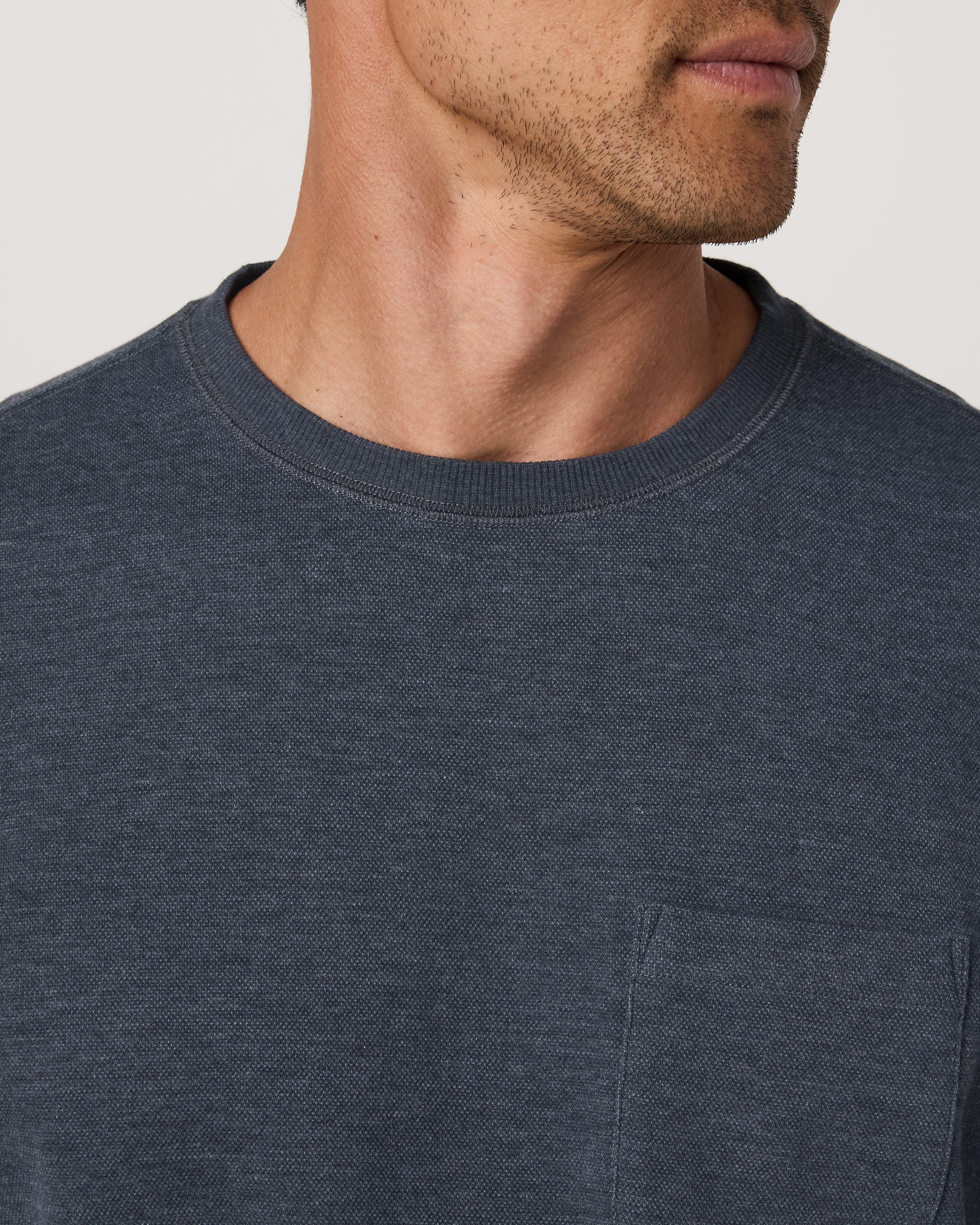Jeffreys Crew 2.0 | Navy Heather - Image 3