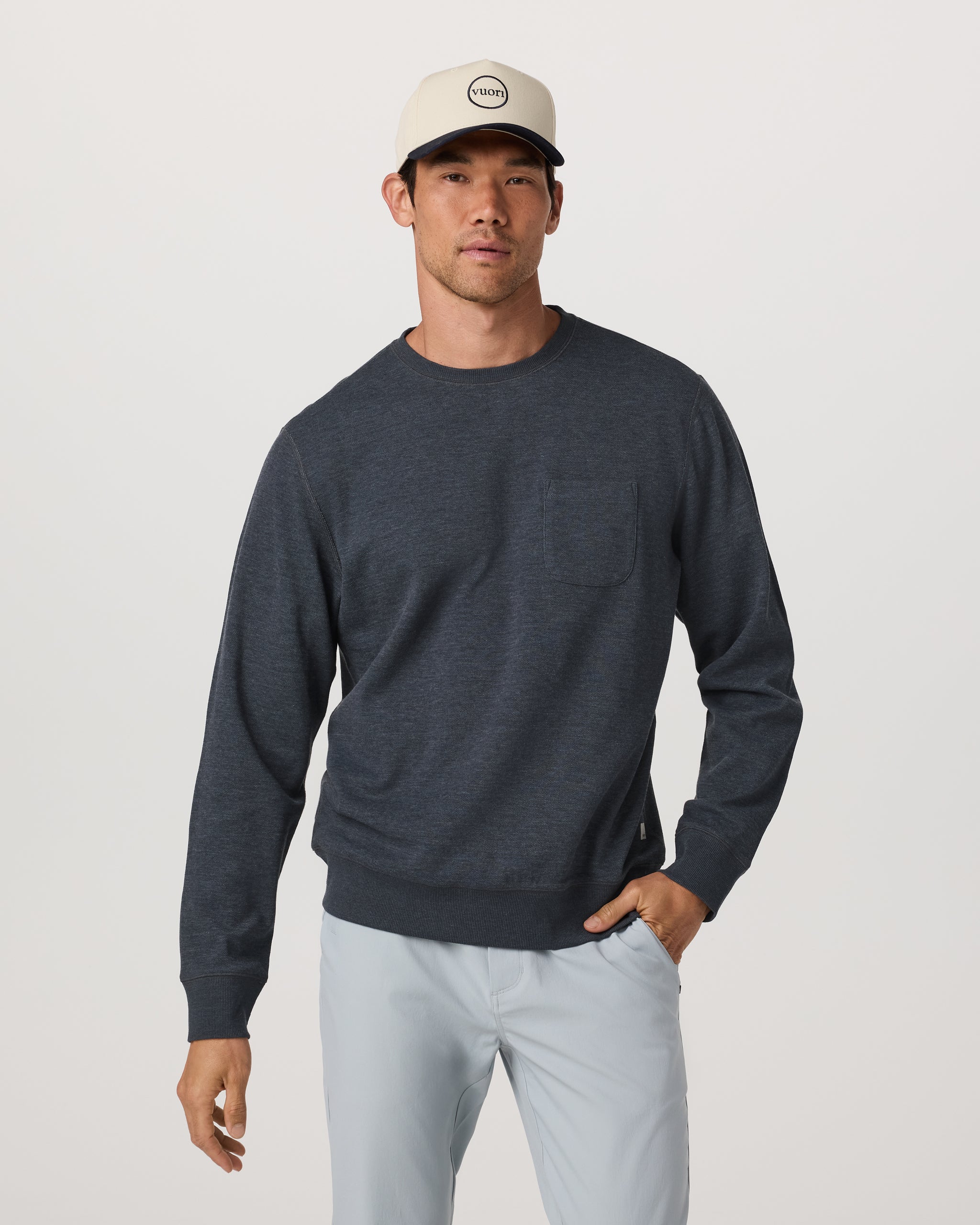 Jeffreys Crew 2.0 | Navy Heather - Image 2