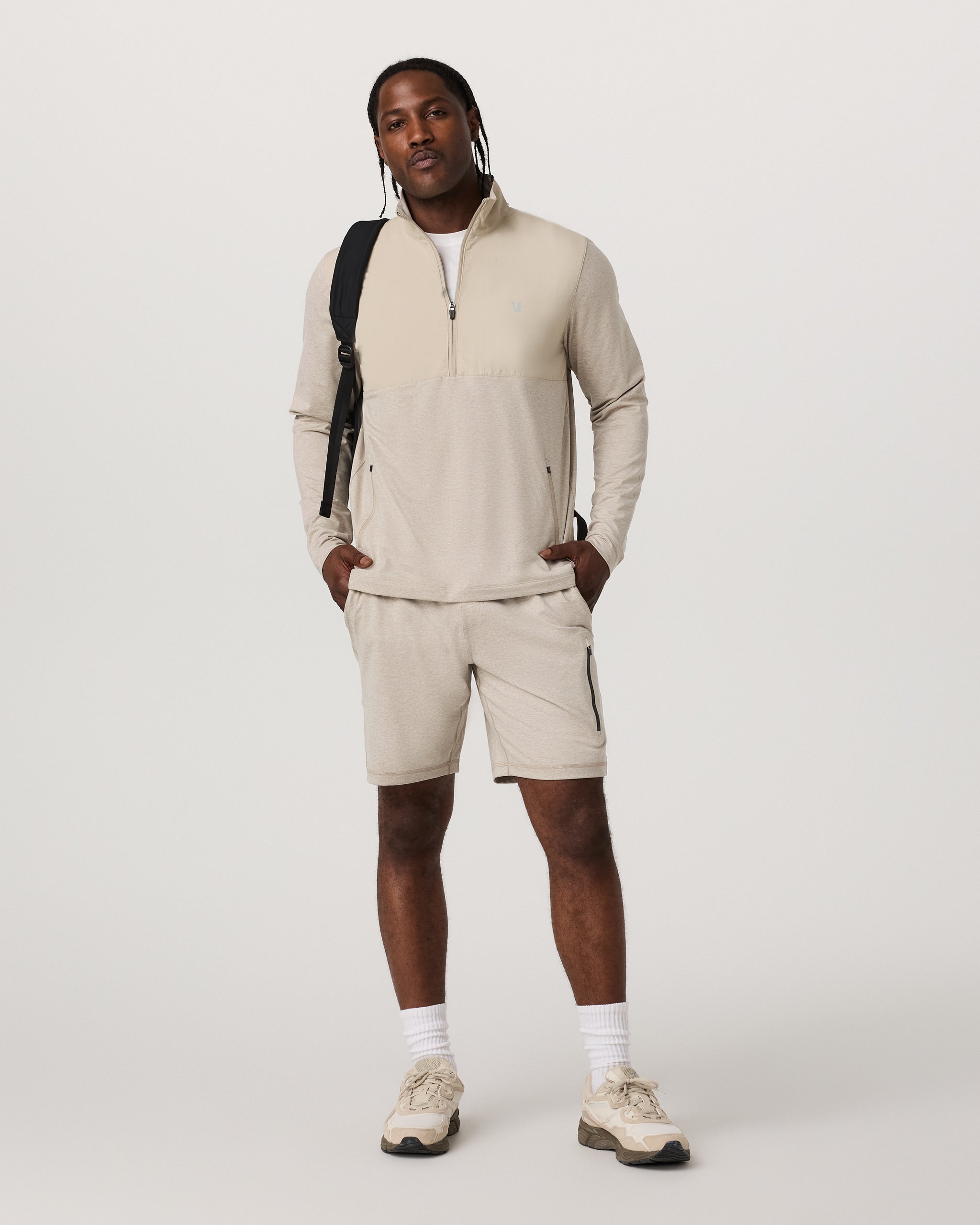 Sunday Element Half Zip | Toast Heather - Image 5