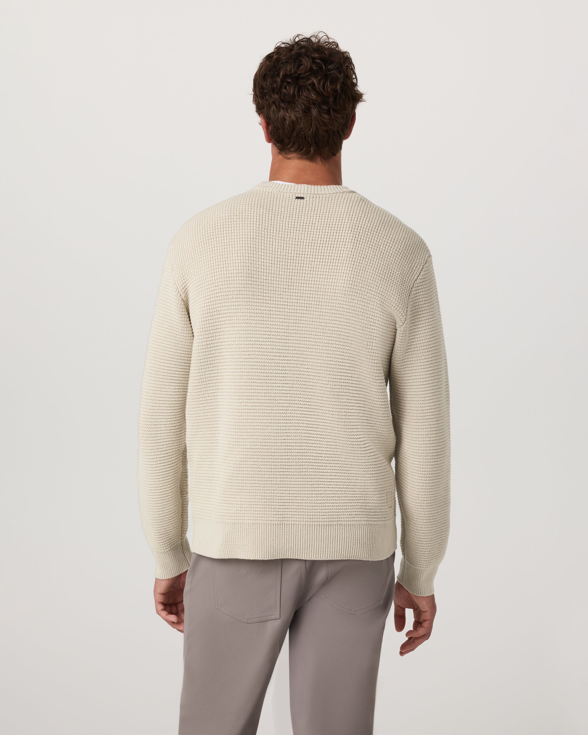 Denver Waffle Crew Sweater | Mushroom - Image 3