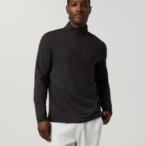 Ponto Half Zip Mock Neck | Black