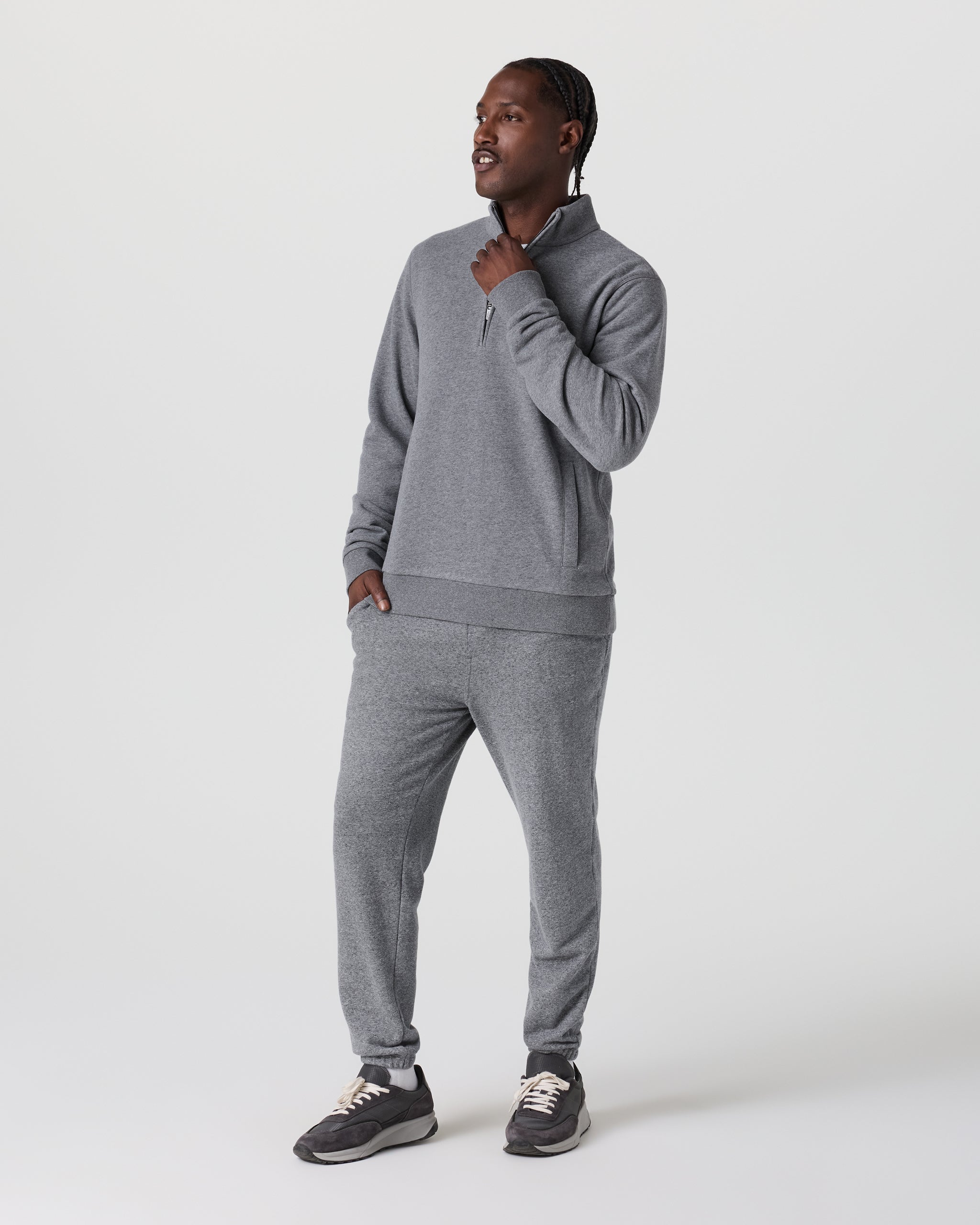 Cypress Quarter Zip 2.0 | Heather Grey - Image 4