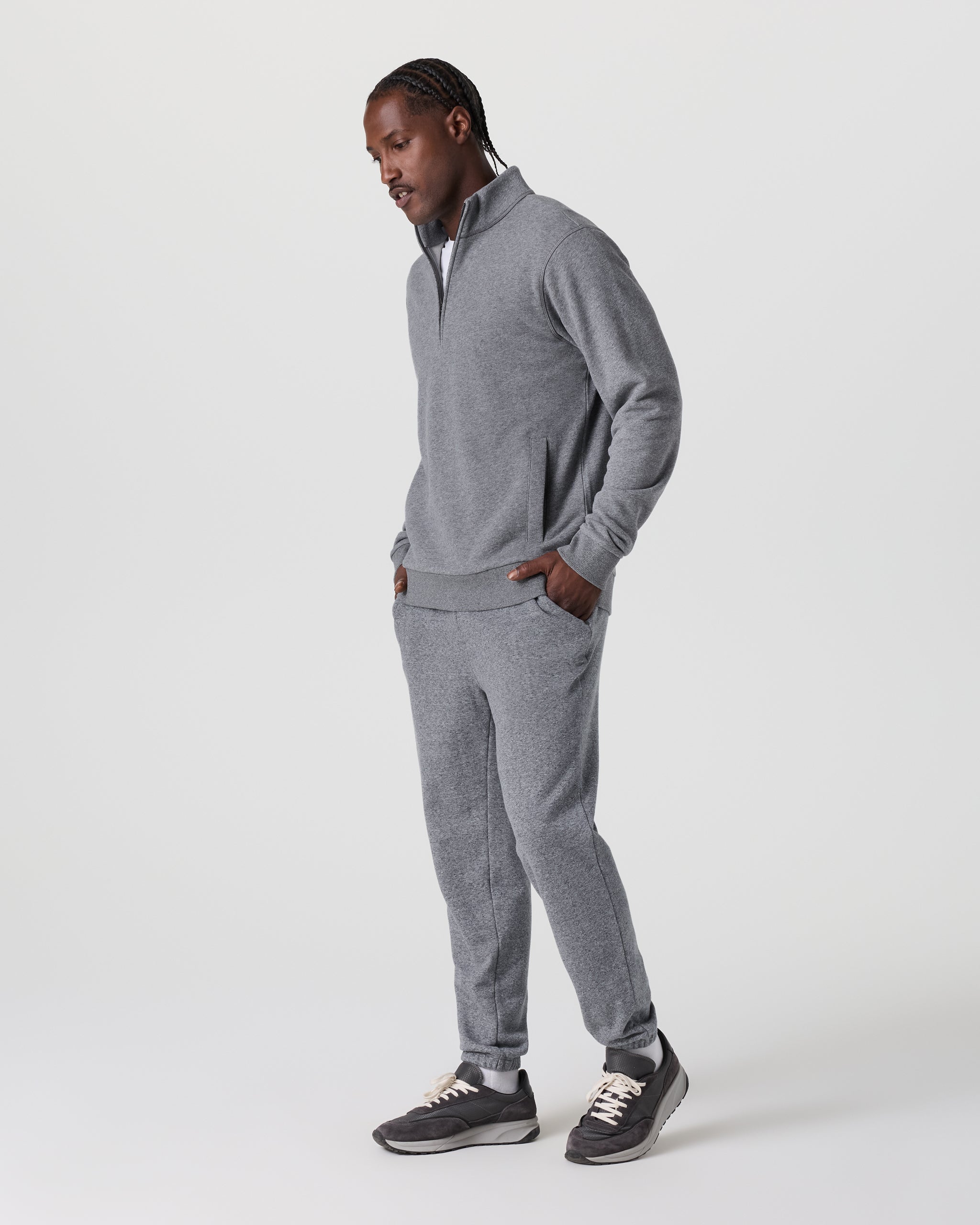 Cypress Quarter Zip 2.0 | Heather Grey - Image 5