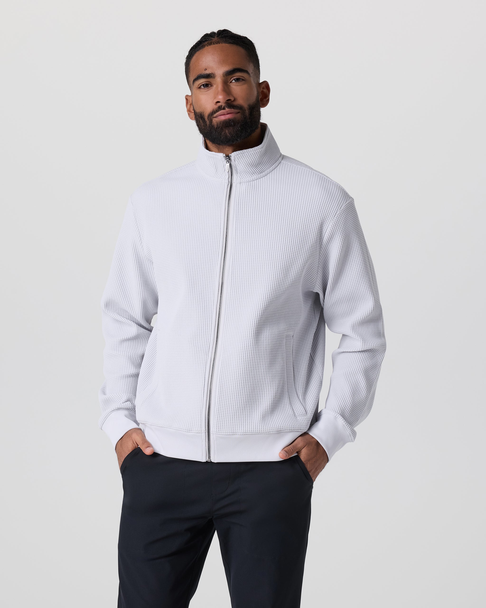 Jamestown Full Zip | Frost Grey - Image 2