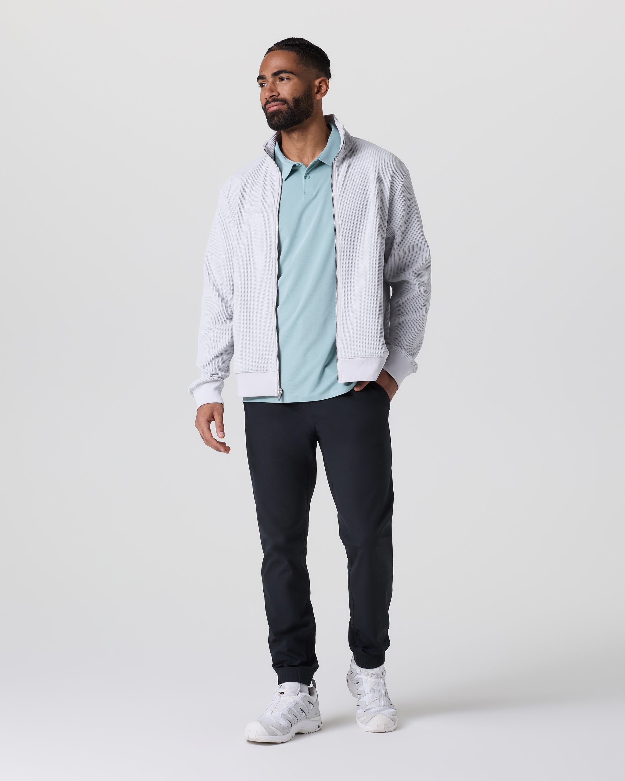 Jamestown Full Zip | Frost Grey - Image 5
