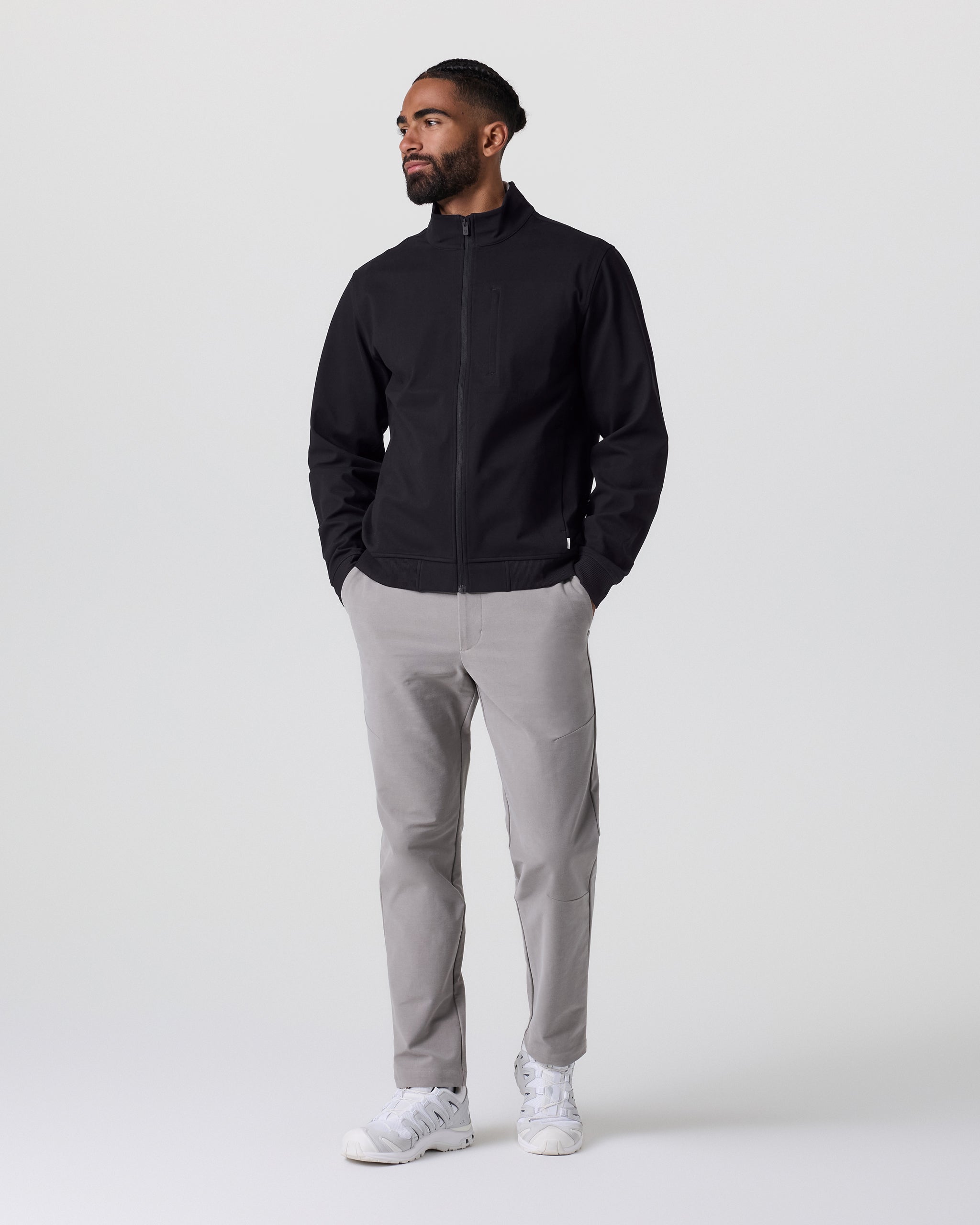 Vuori Meta™ Twill Full Zip | Black - Image 3