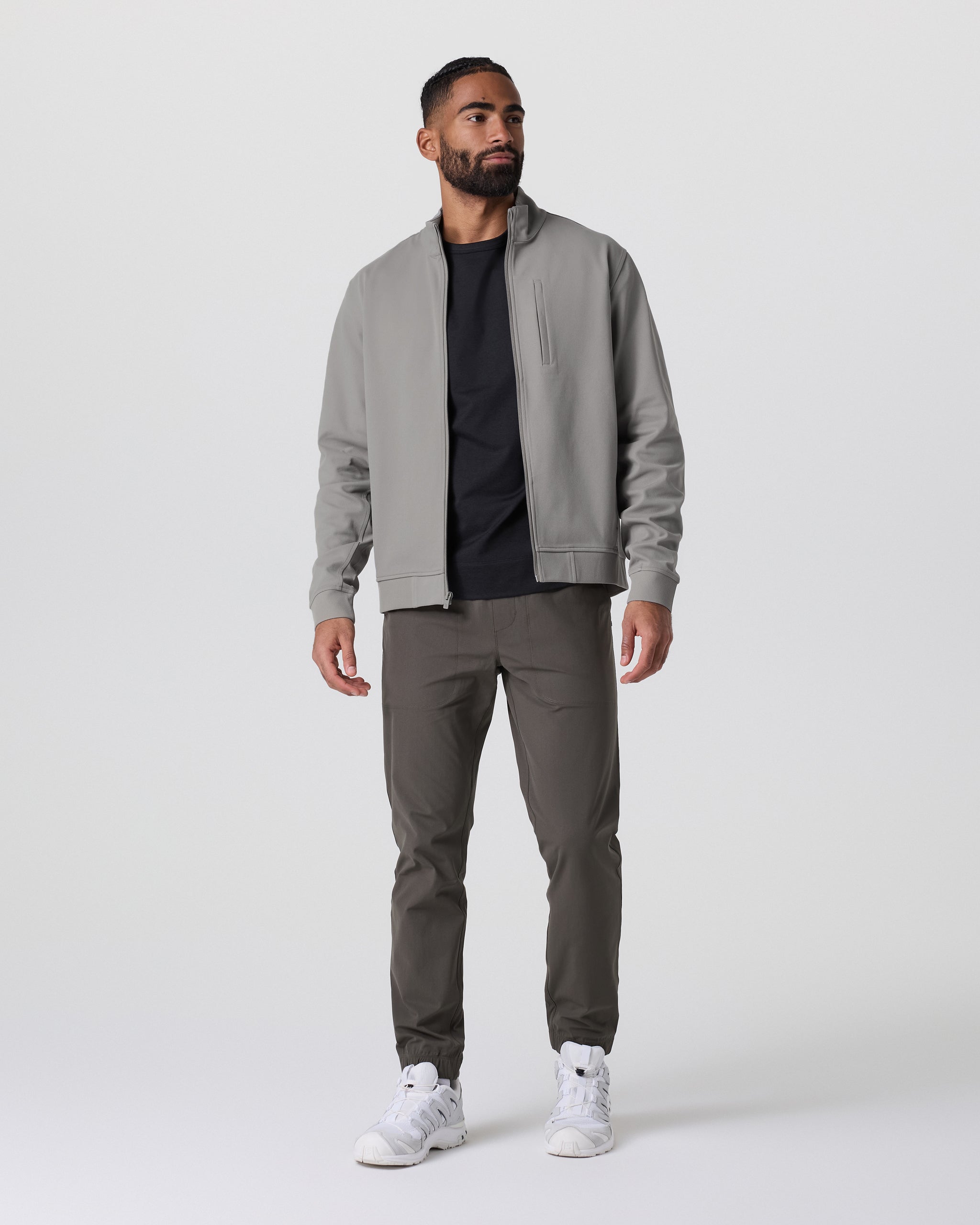 Vuori Meta™ Twill Full Zip | Shiitake - Image 4