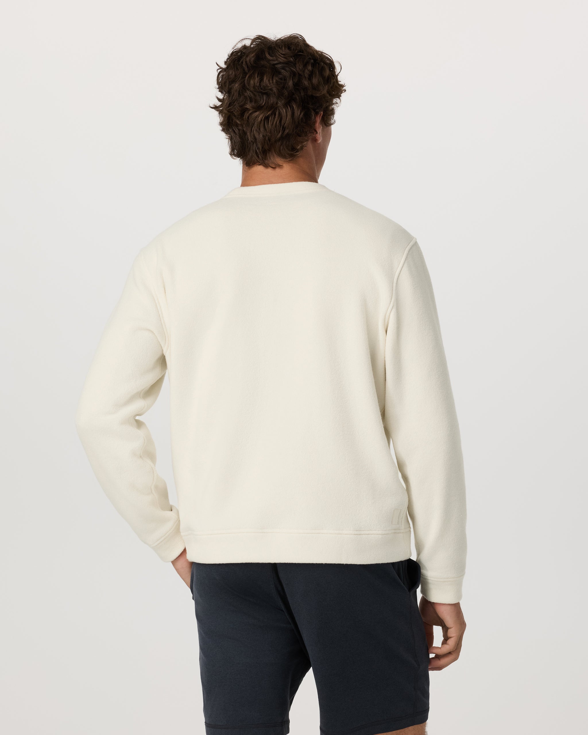 Beach Fleece Crew | Bone Heather - Image 3