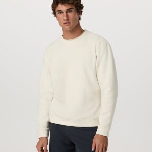 Beach Fleece Crew | Bone Heather