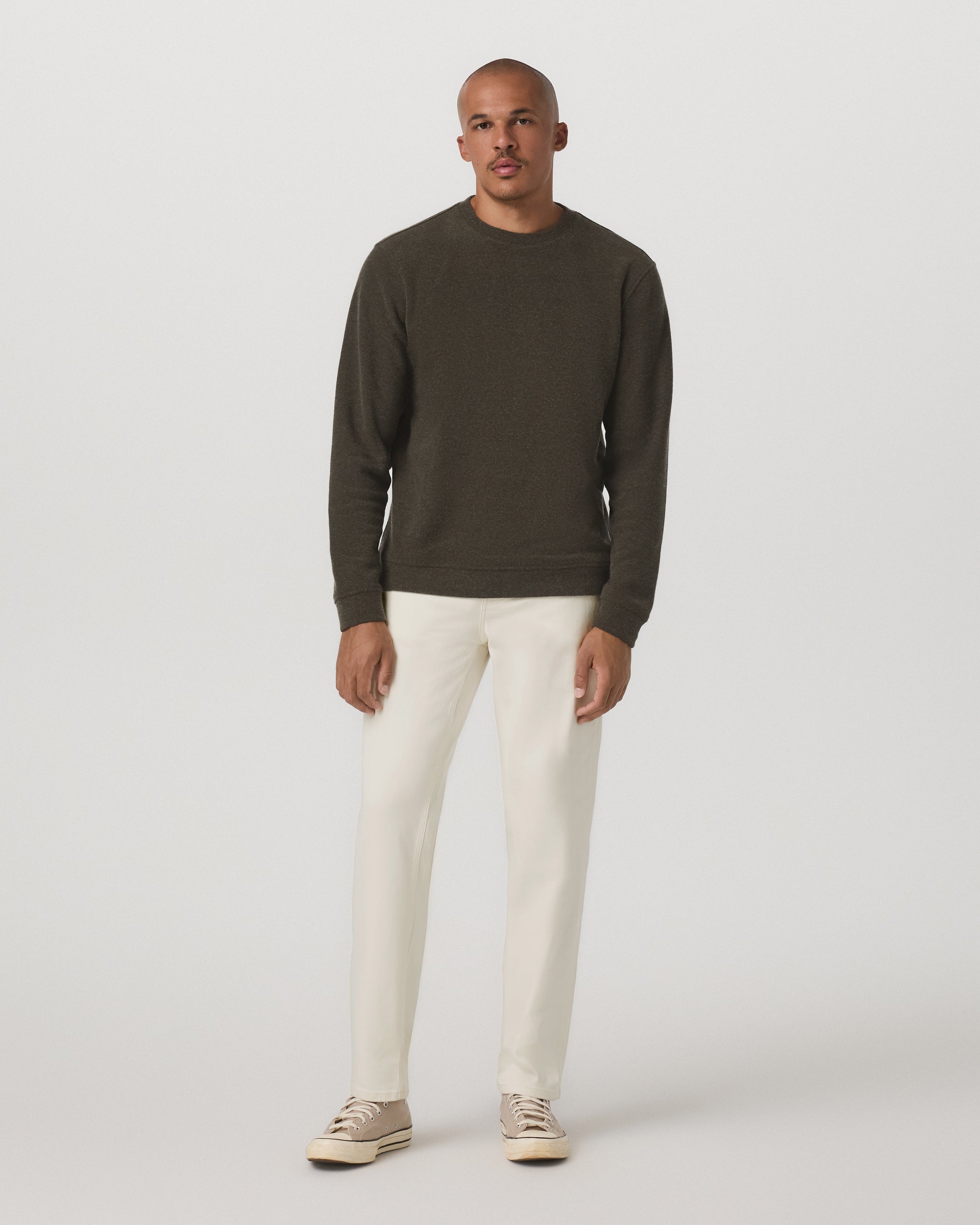 Beach Fleece Crew | Dark Oregano Heather - Image 4