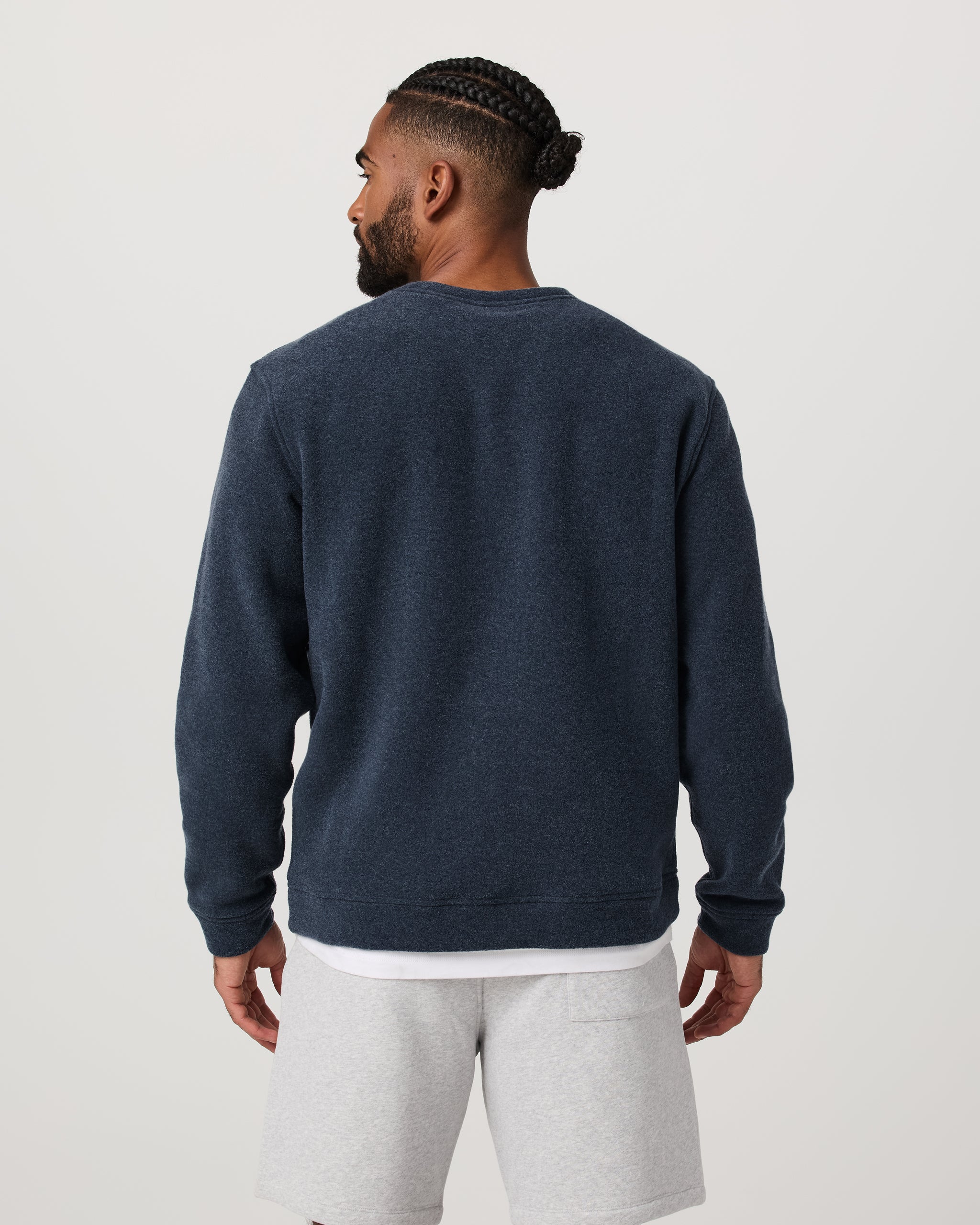Beach Fleece Crew | Ink Heather - Image 5