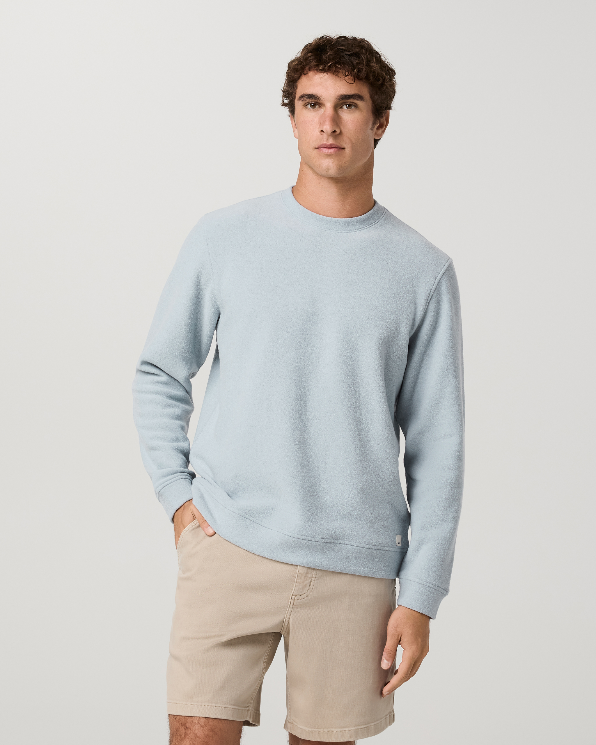 Beach Fleece Crew | Raindrop Heather - Image 4